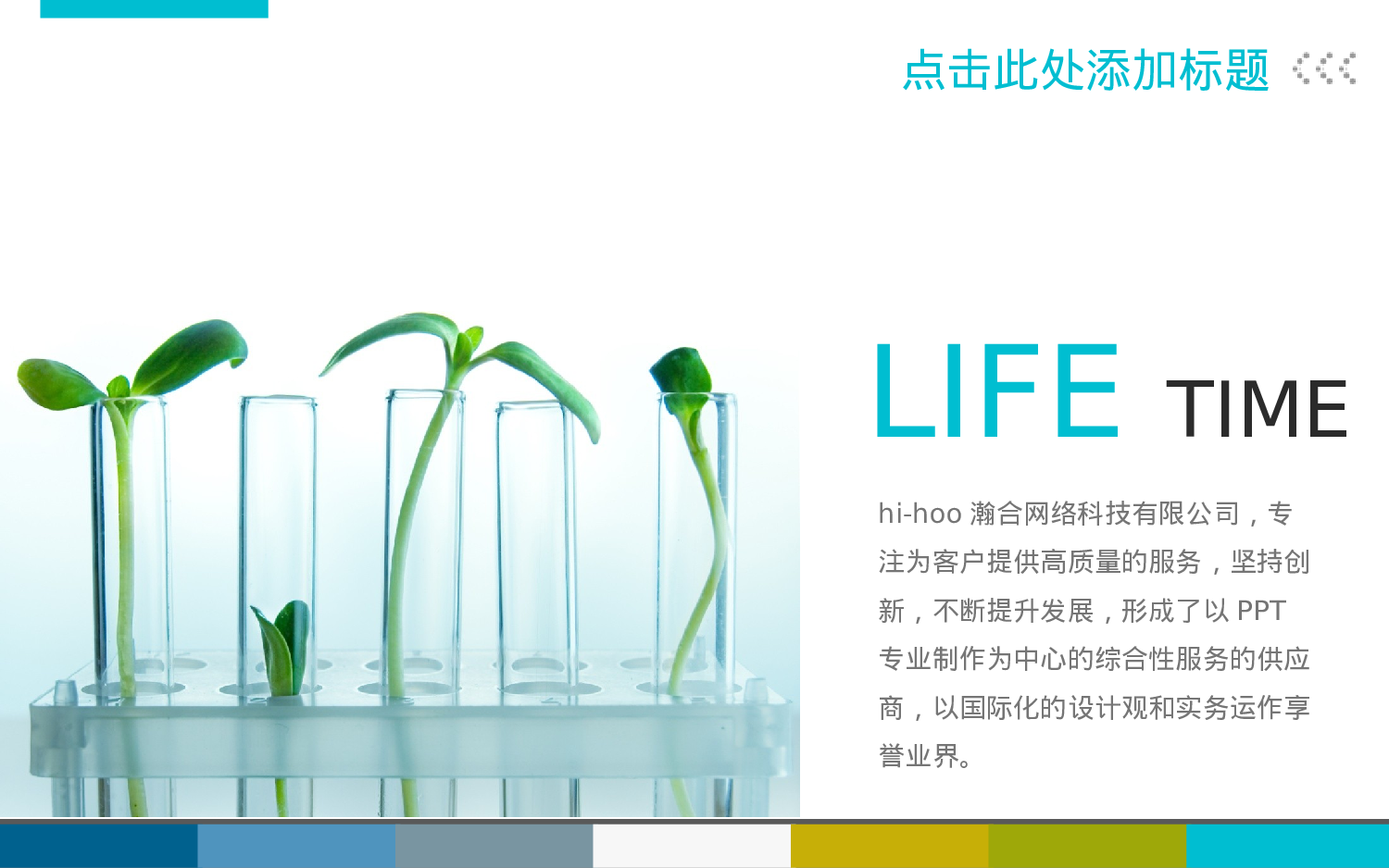 hi-hoo专业PPT彩色条纹动态模板.ppt 第2页