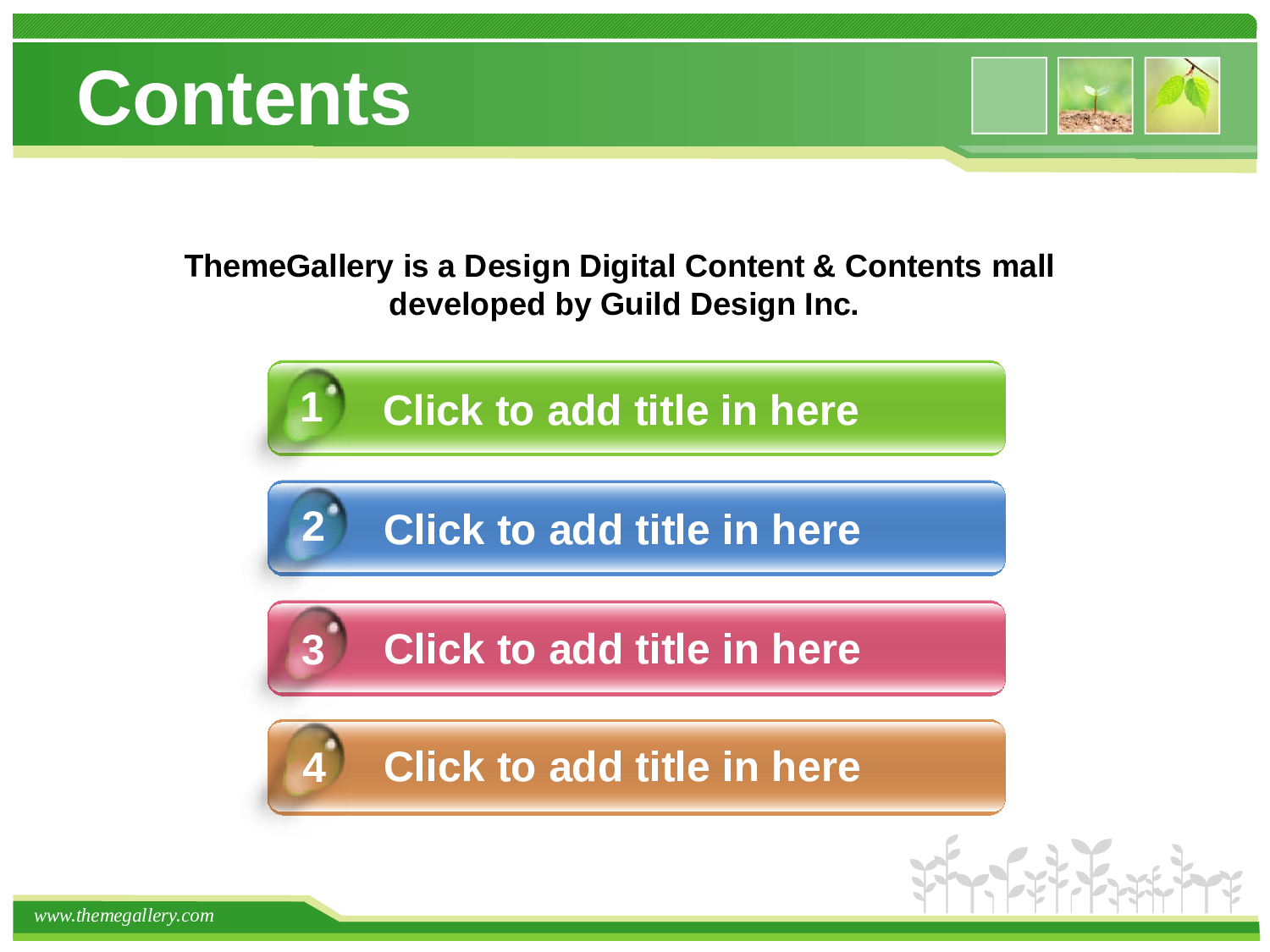TG新模板-春意萌动绿色主题模板.pptx 第2页