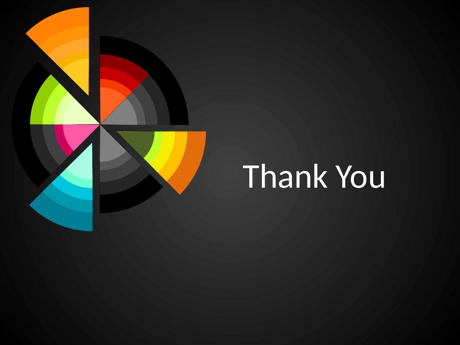 圆形彩虹PPT模板.pptx 第6页