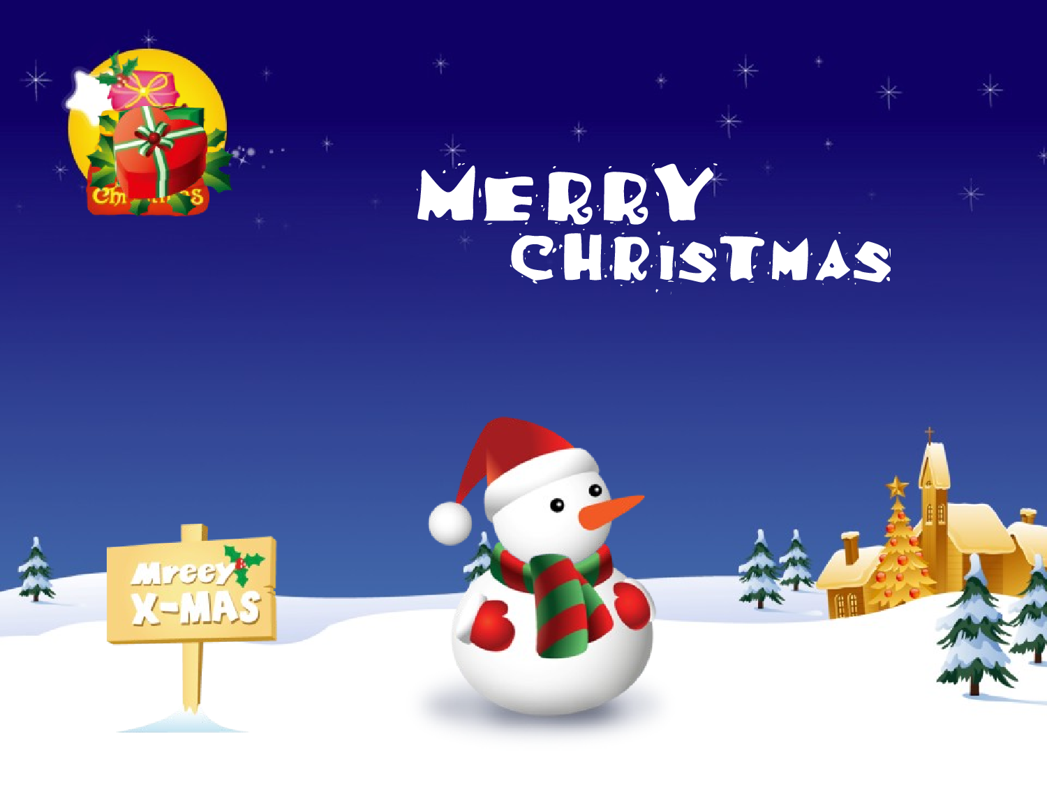 圣诞节动画模板.ppt 第6页