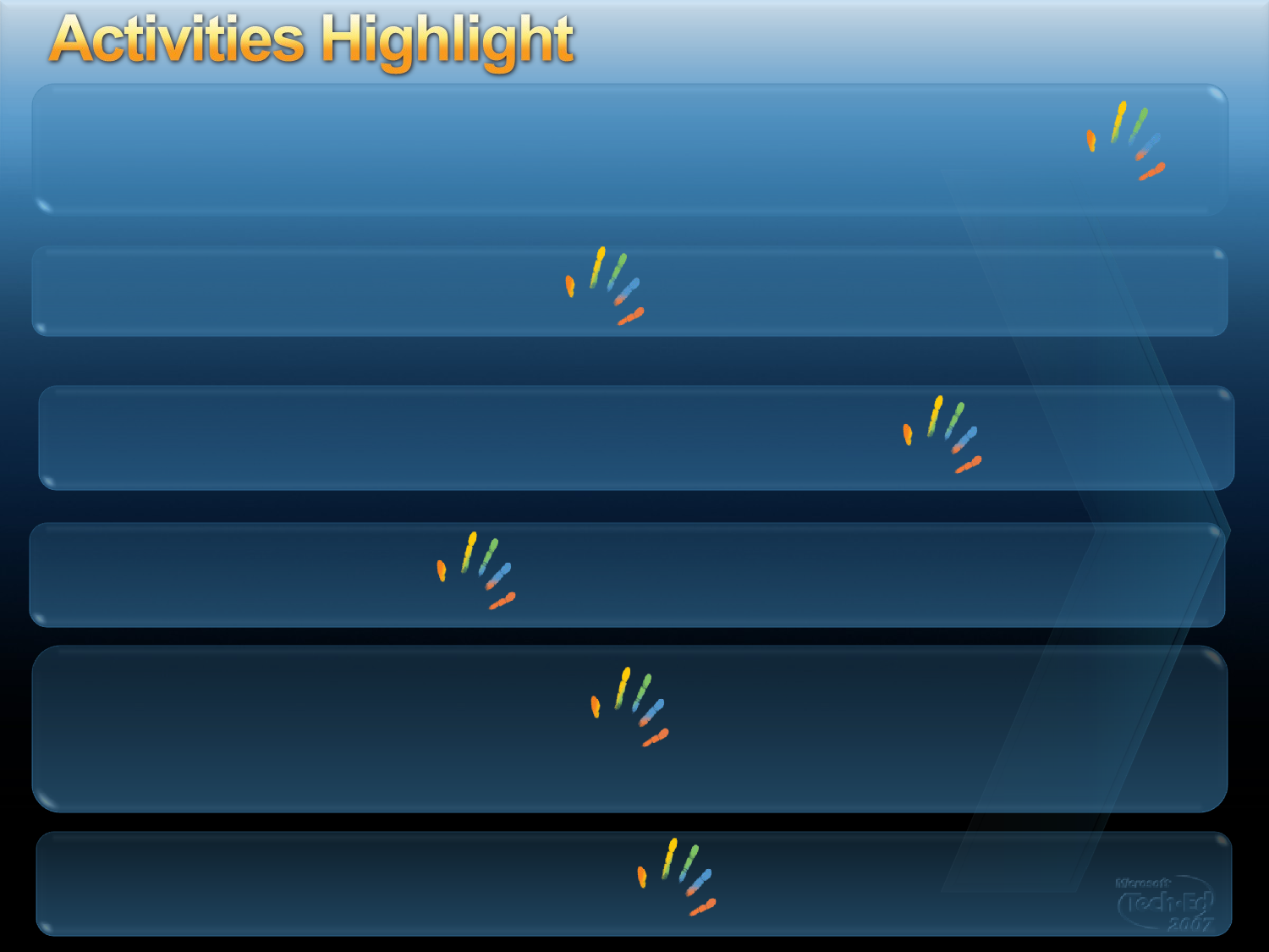 微软Windows7彩色手印风格PPT模板.ppt 第3页