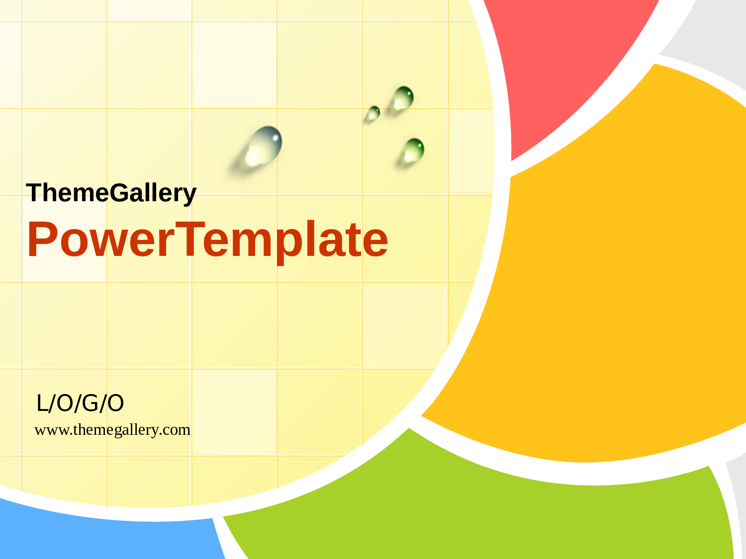 水滴PPT模板.ppt 第1页