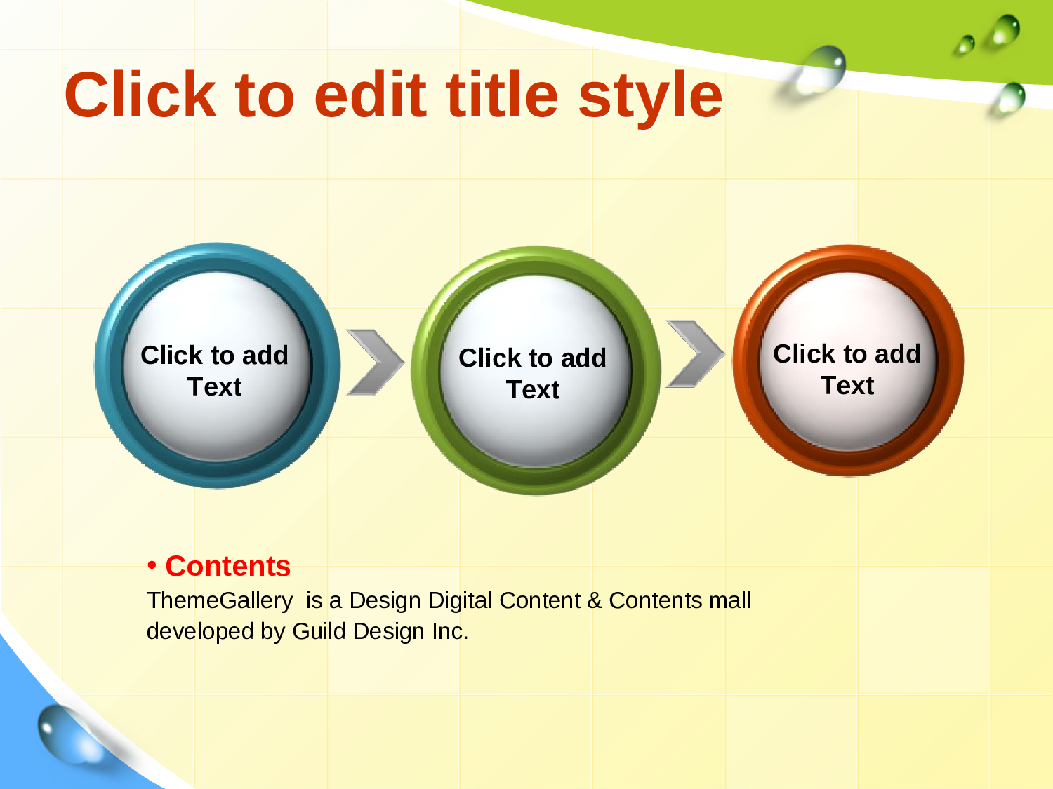 水滴PPT模板.ppt 第4页