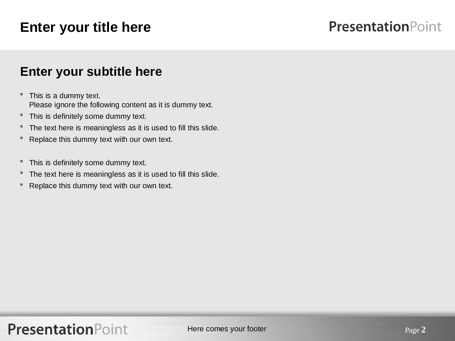 金属感很强的灰色模板.ppt 第2页