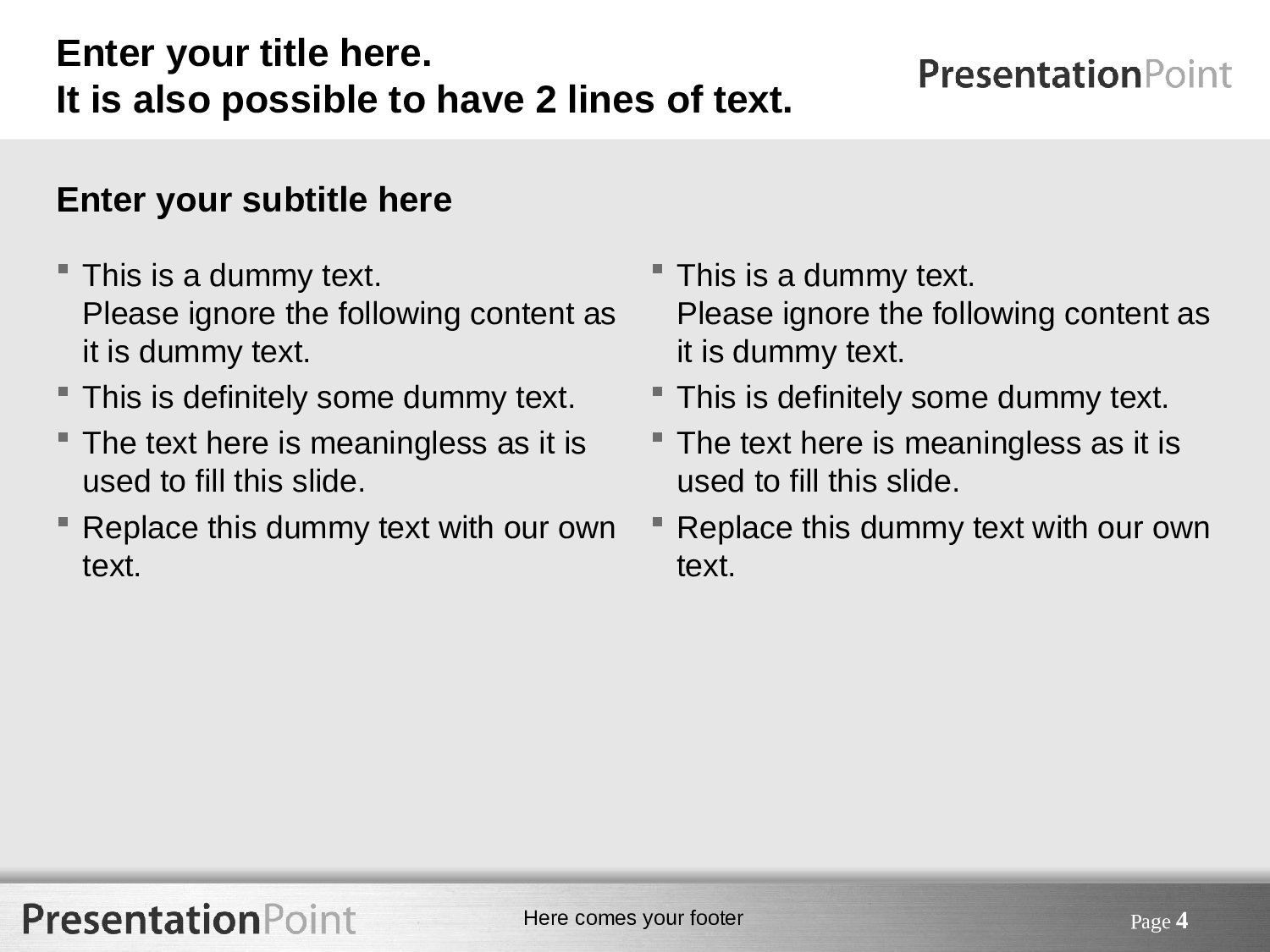 金属感很强的灰色模板.ppt 第4页