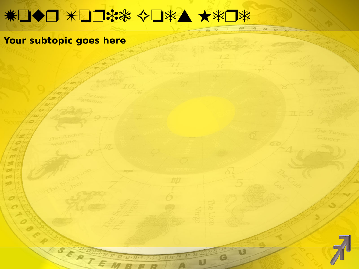 黄金罗盘与十二星座模板.pptx 第2页