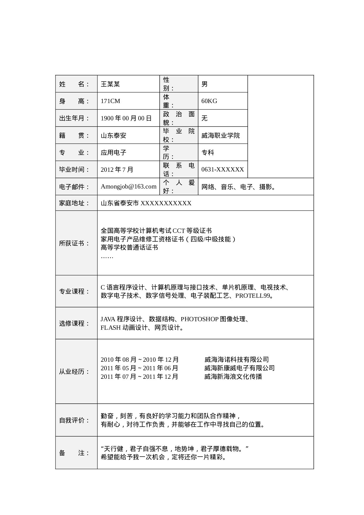 046.翱翔灰白_表格式_适用于应届生_1页式_无内容_无封面_自荐信.doc 第3页