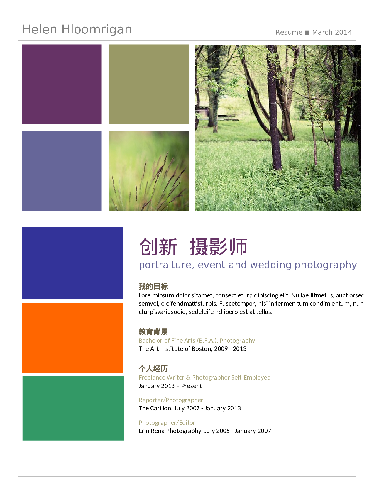 大麦精品参考简历_064.doc 第1页