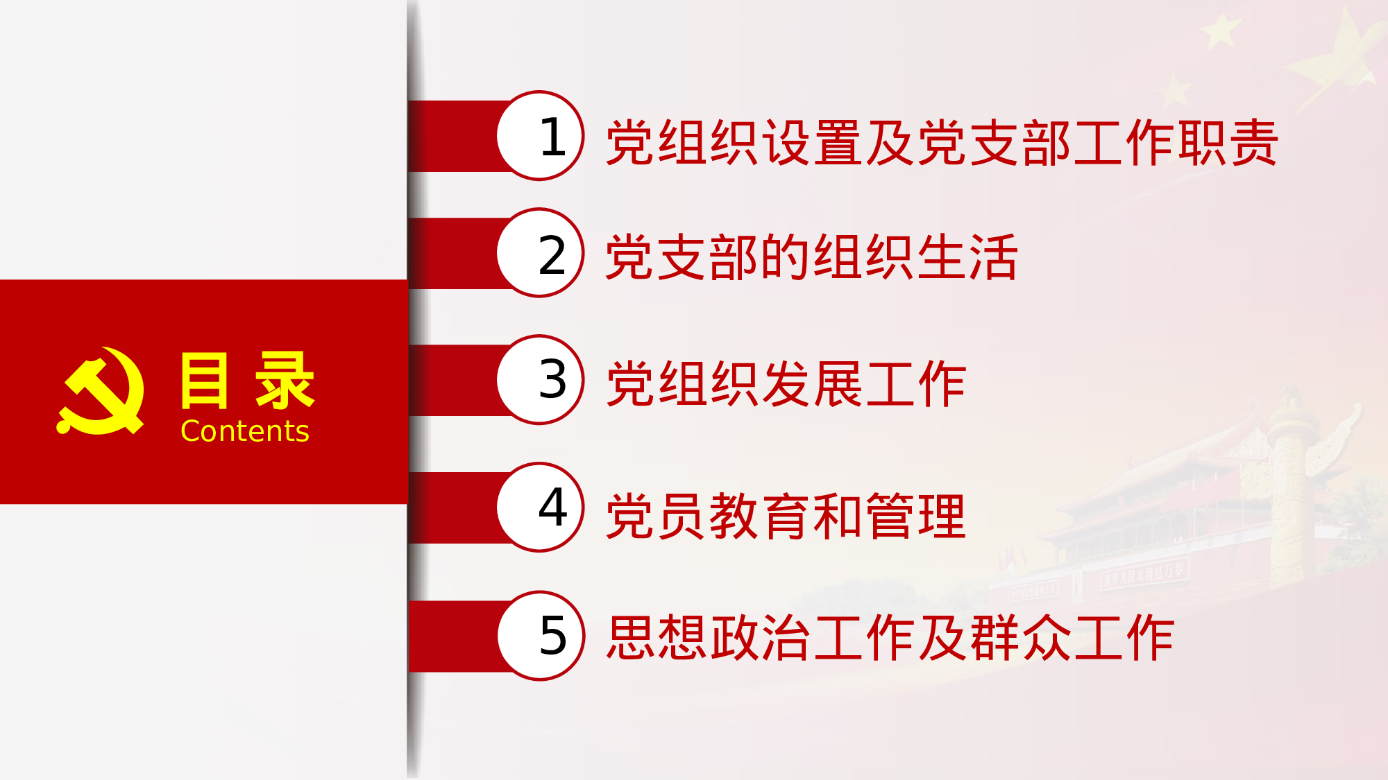 M简洁大气新时期基层党建工作报告指南PPT.pptx 第2页