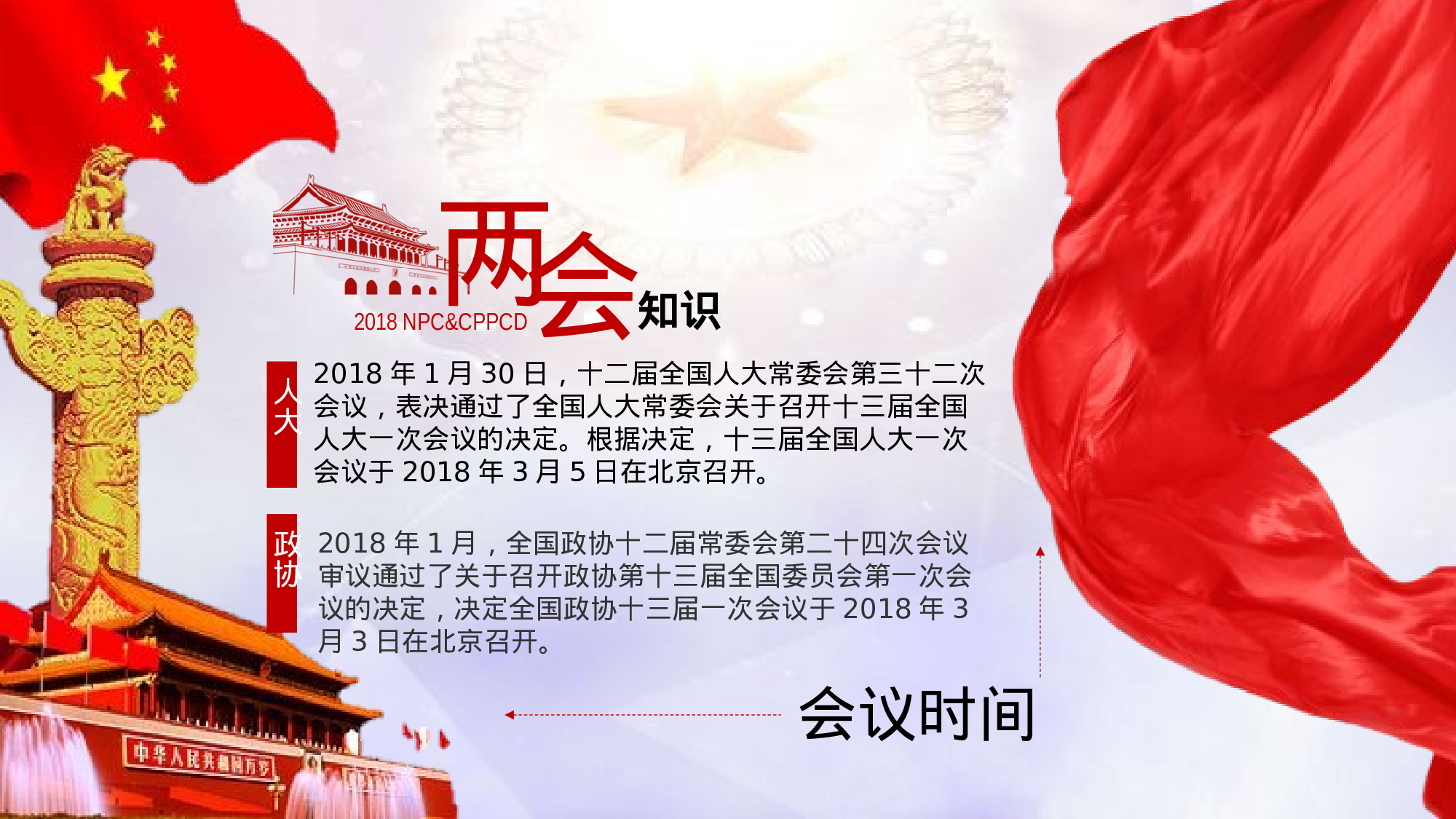 两会解读第一季PPT模板-LH021.pptx 第5页