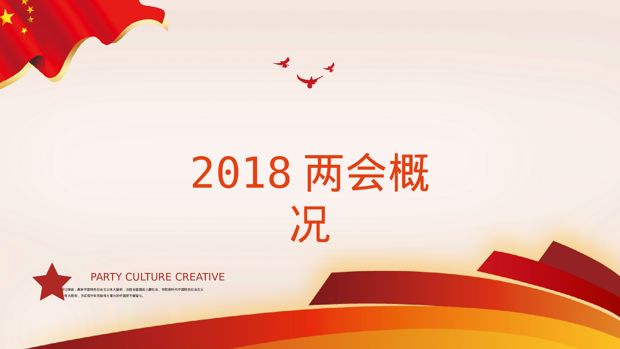 两会解读第一季PPT模板-LH023.pptx 第3页