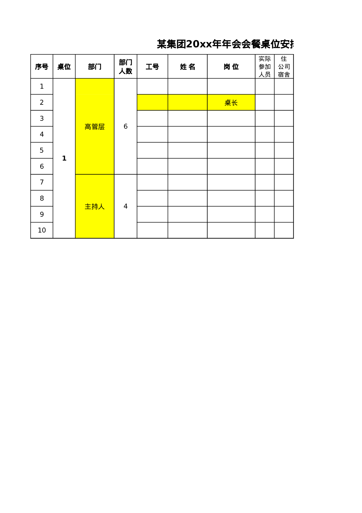 【年会策划方案】年会聚餐组织及安全要求等.xlsx 第5页