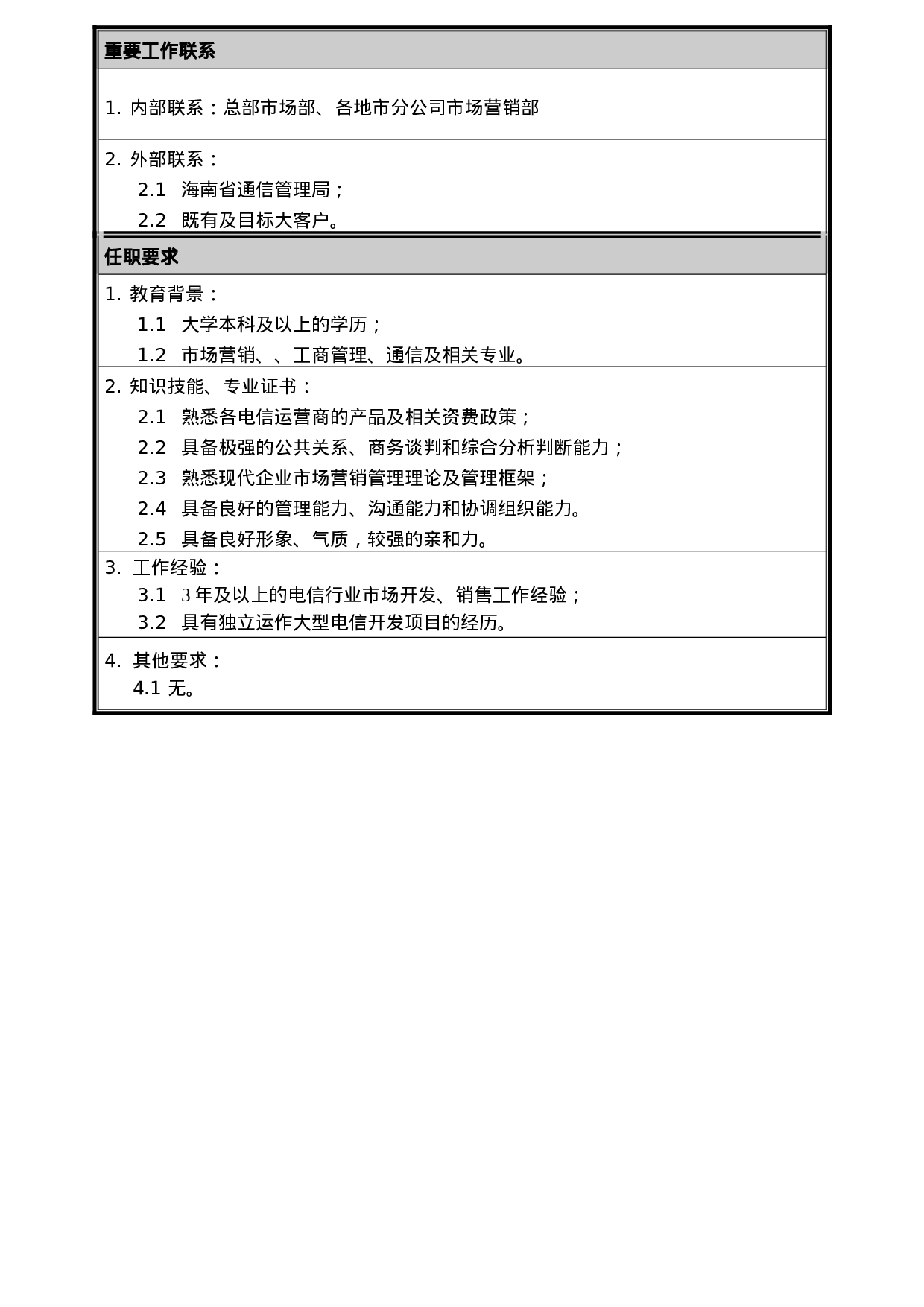 大客户部经理职位说明书.doc 第3页