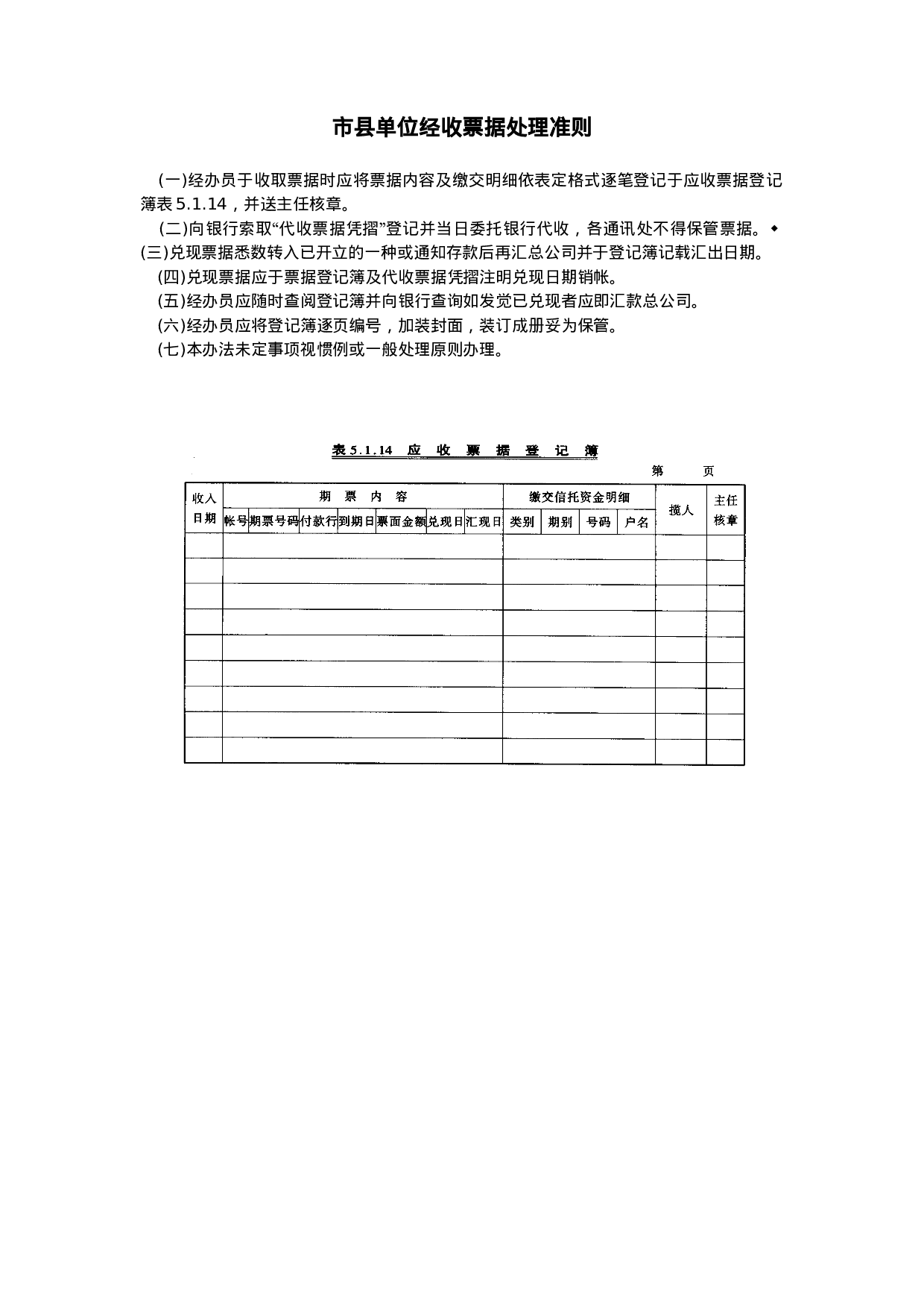 市县单位经收票据处理准则.doc 第1页