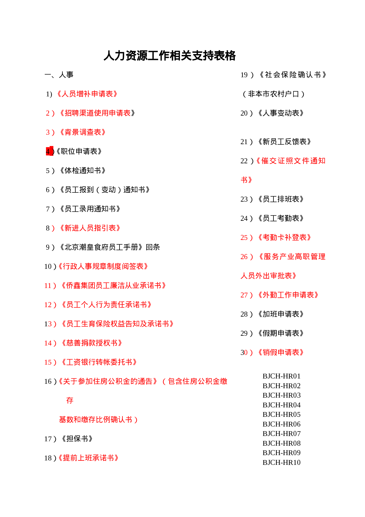 17_hr工作手册常用表格.doc 第1页