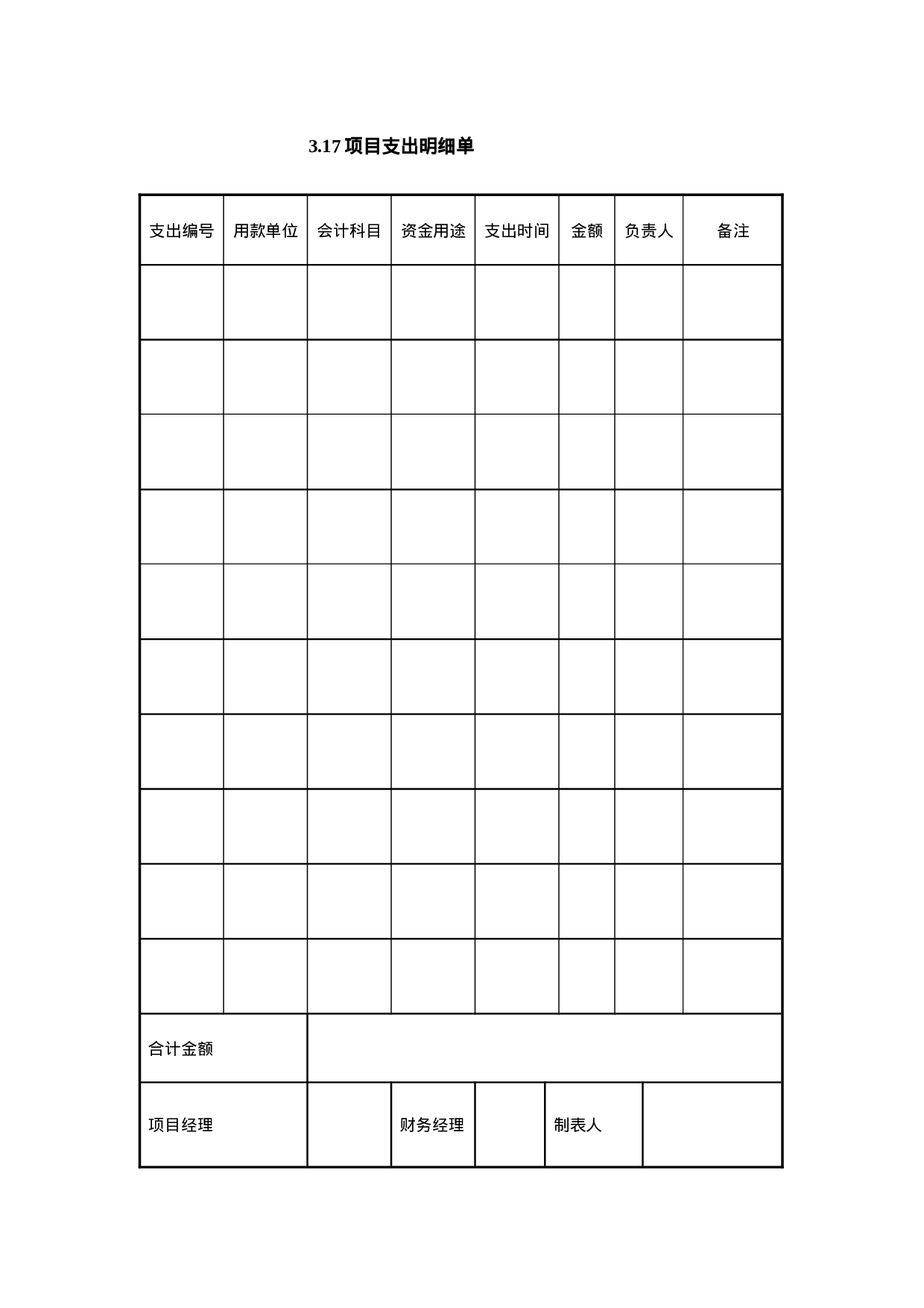 3.17项目支出明细单.doc 第1页