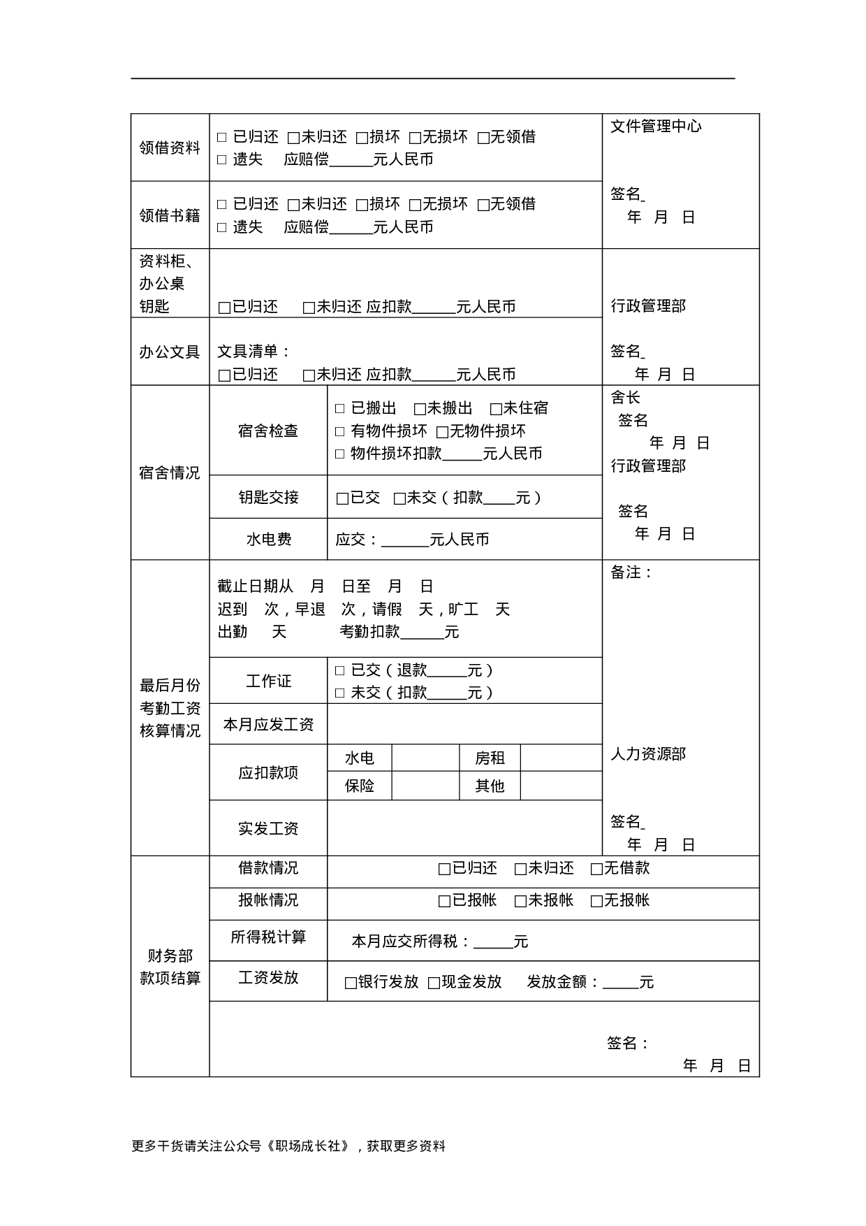 离职交接表.doc 第2页