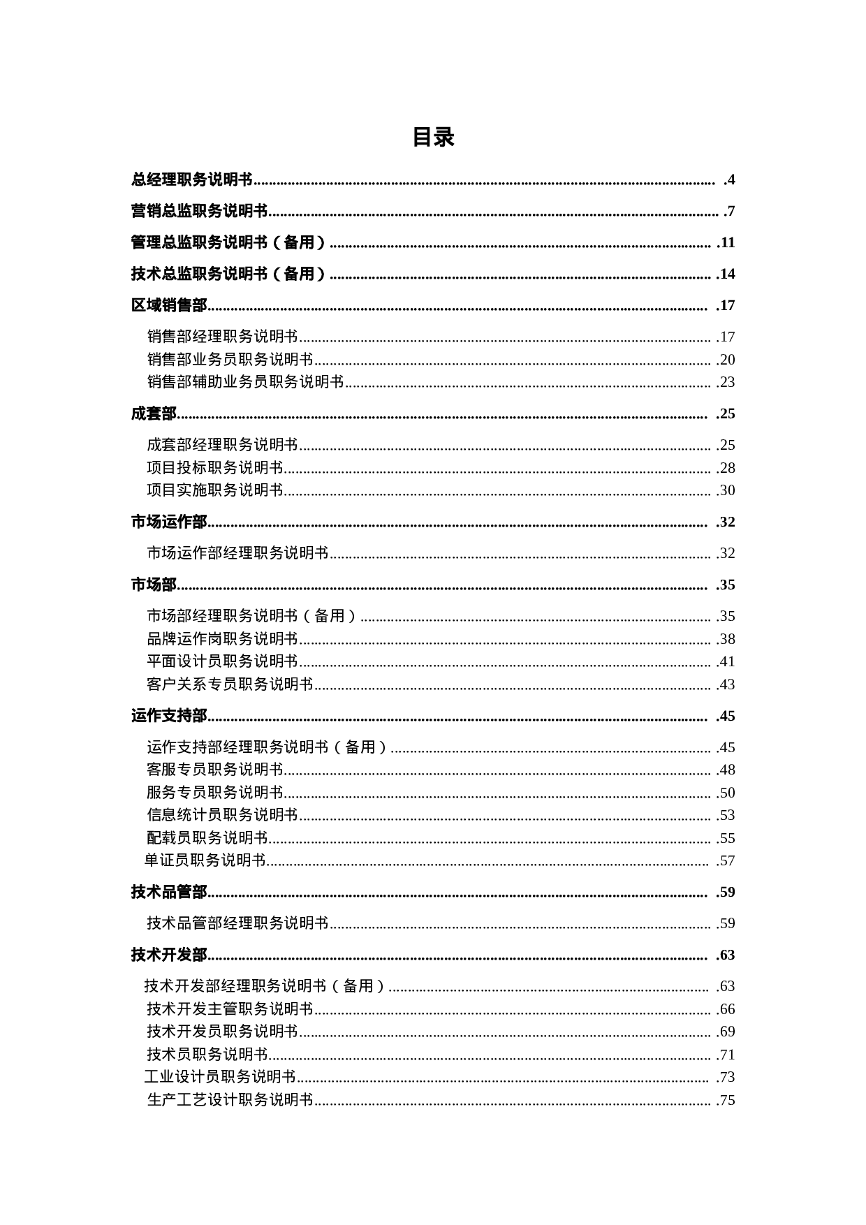 职位说明书大全.doc 第2页