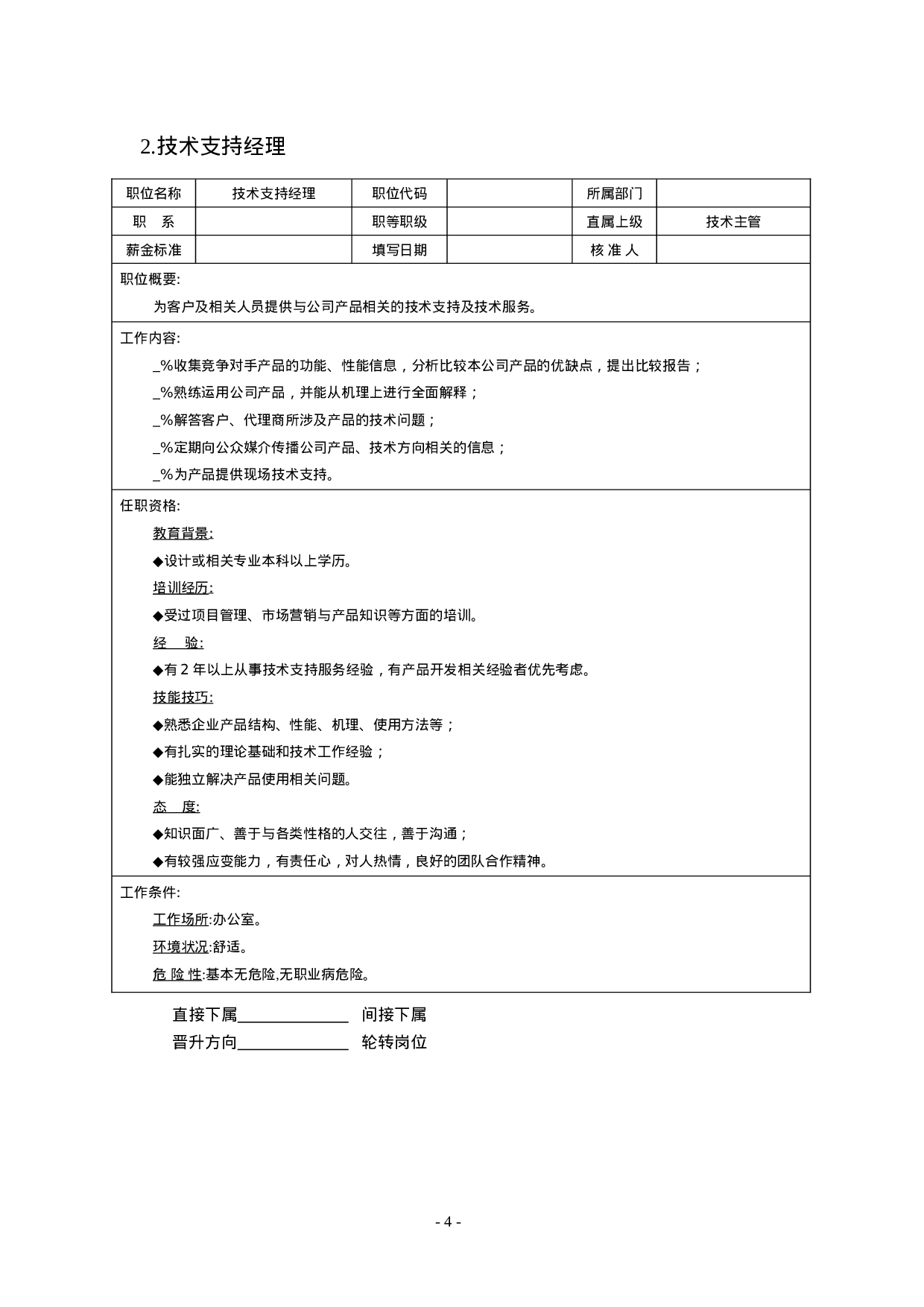 职位说明书范本大全（61页）.docx 第4页