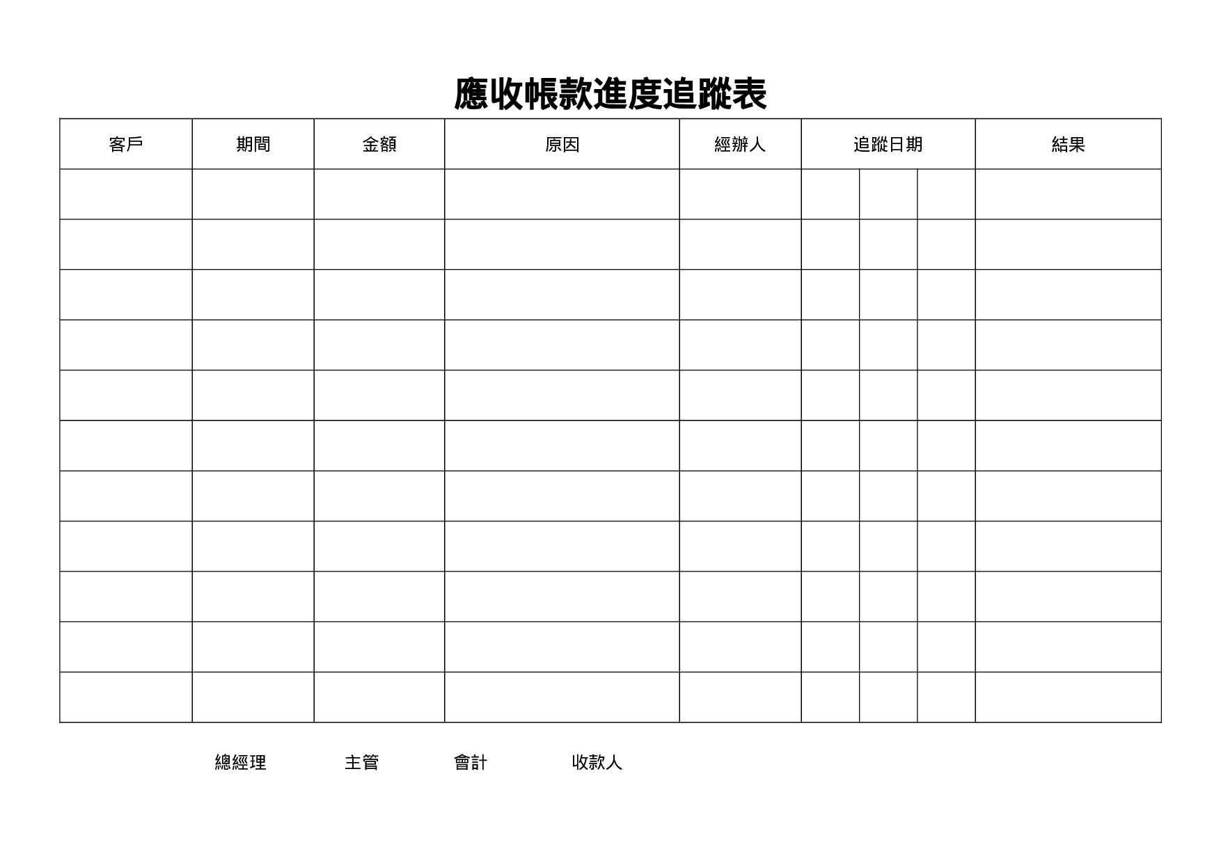 应收帐款进度追踪表.doc 第1页