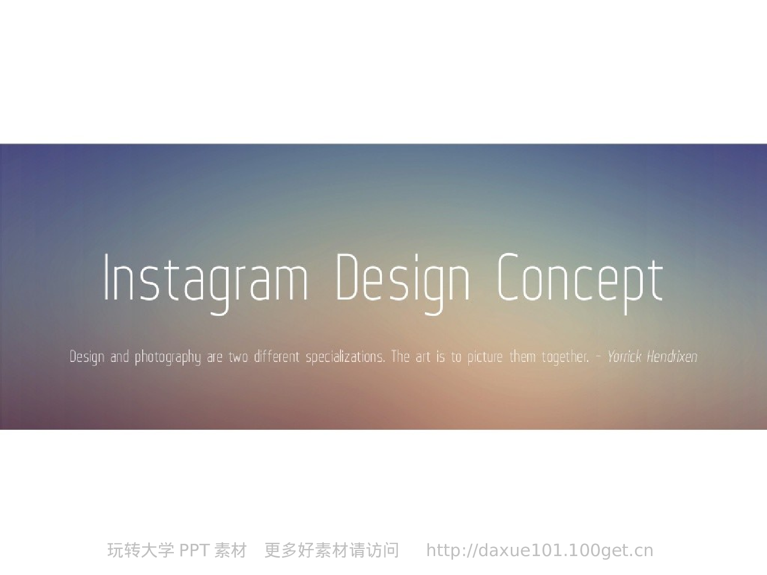 10.PPT高档模板-ios7扁平化风格PPT作品《Instagram design concept》.ppt 第2页