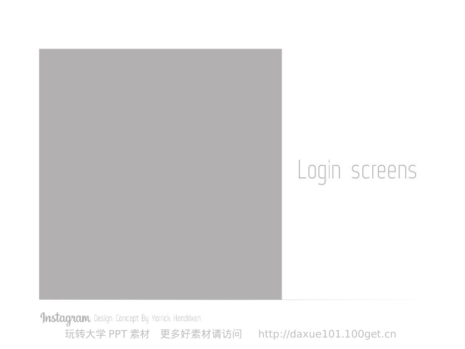 10.PPT高档模板-ios7扁平化风格PPT作品《Instagram design concept》.ppt 第3页