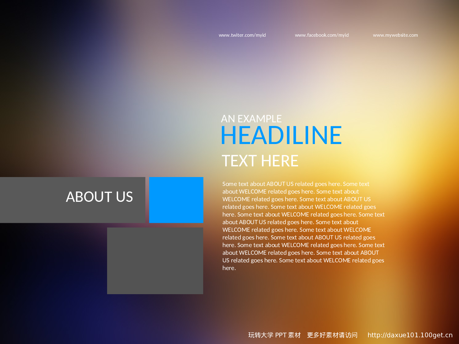 17.PPT高档模板Dark Version_PPTX.ppt 第4页