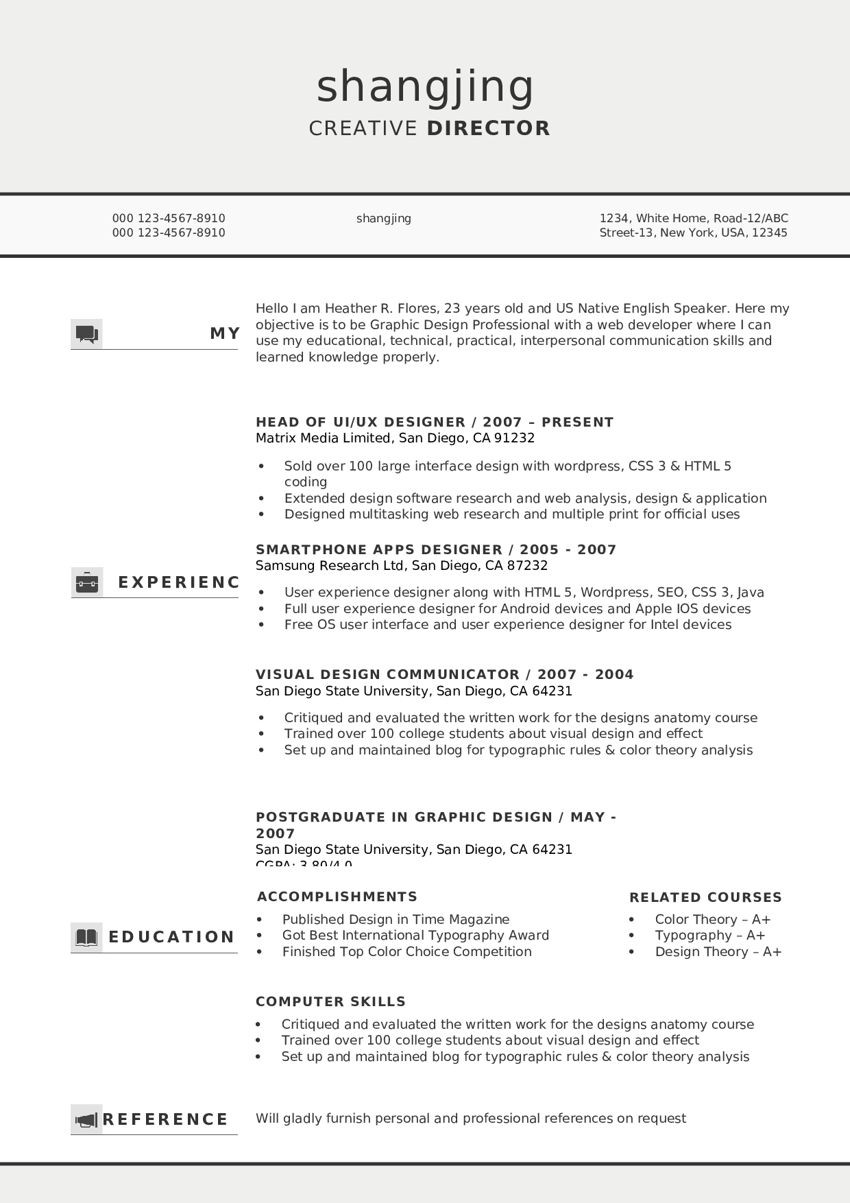 英文简历设计0580.docx 第1页