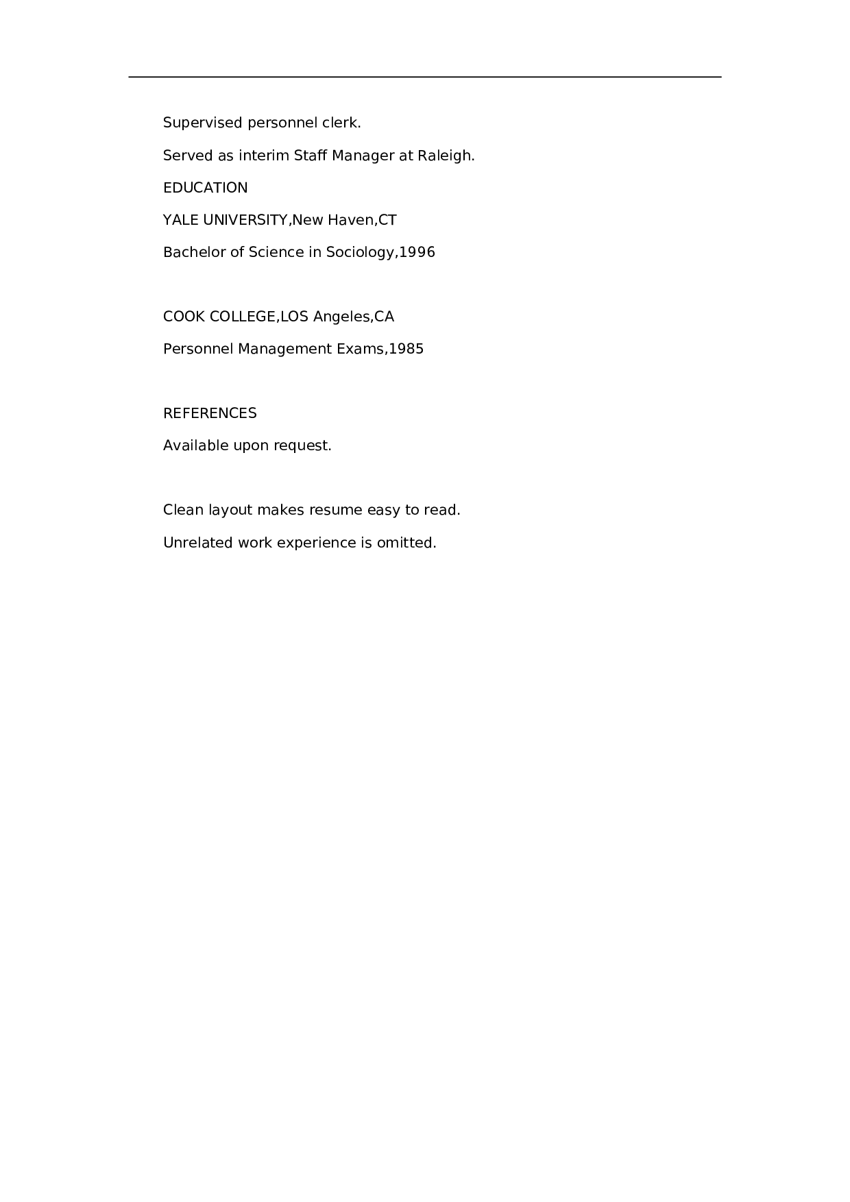 英文简历（人事助理）ASSISTANT PERSONNEL OFFICER.doc 第2页