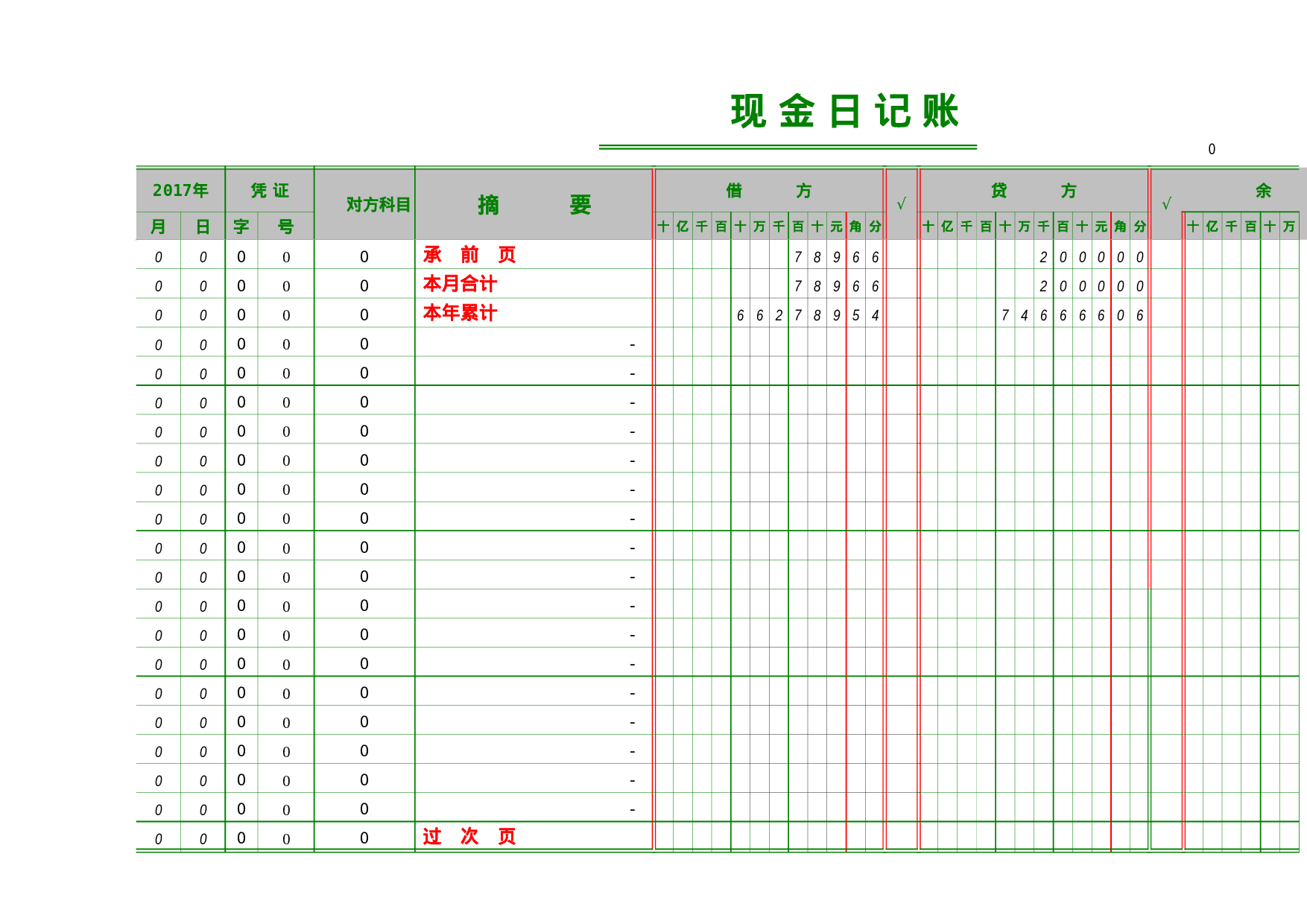 00现金日记账.xls 第6页