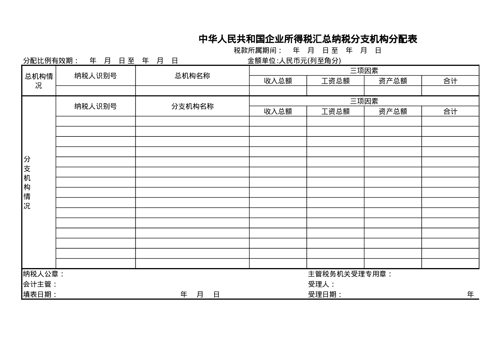 企业所得税季度申报表A类.xls 第3页