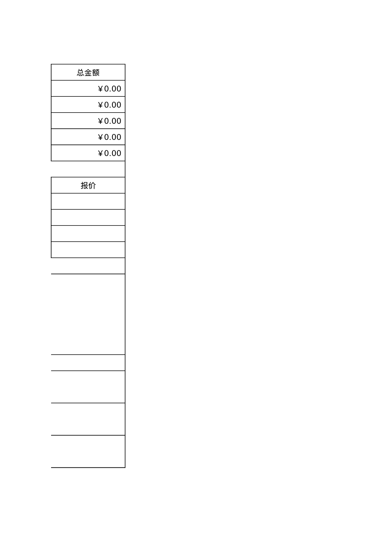 企业公司使用的申购单.xls 第2页