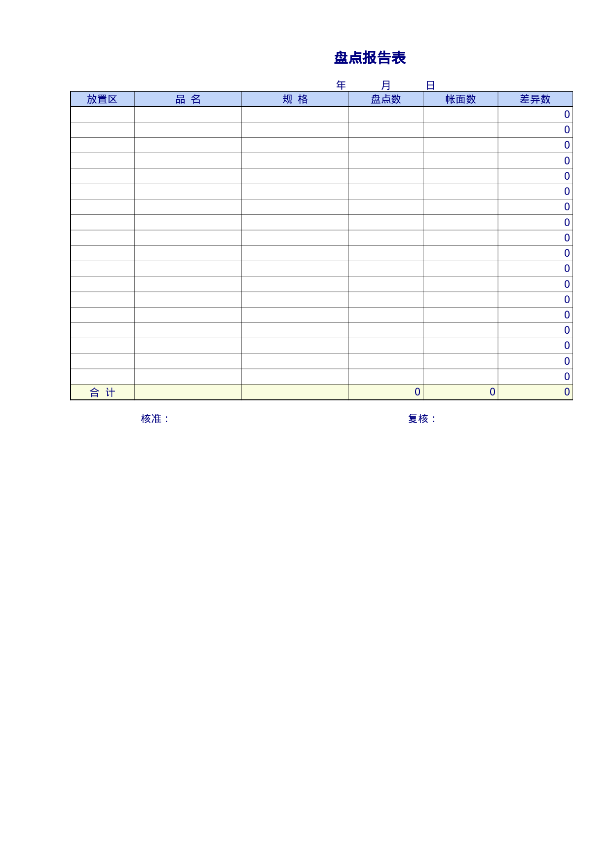 企业公司使用的盘点表.xls 第5页