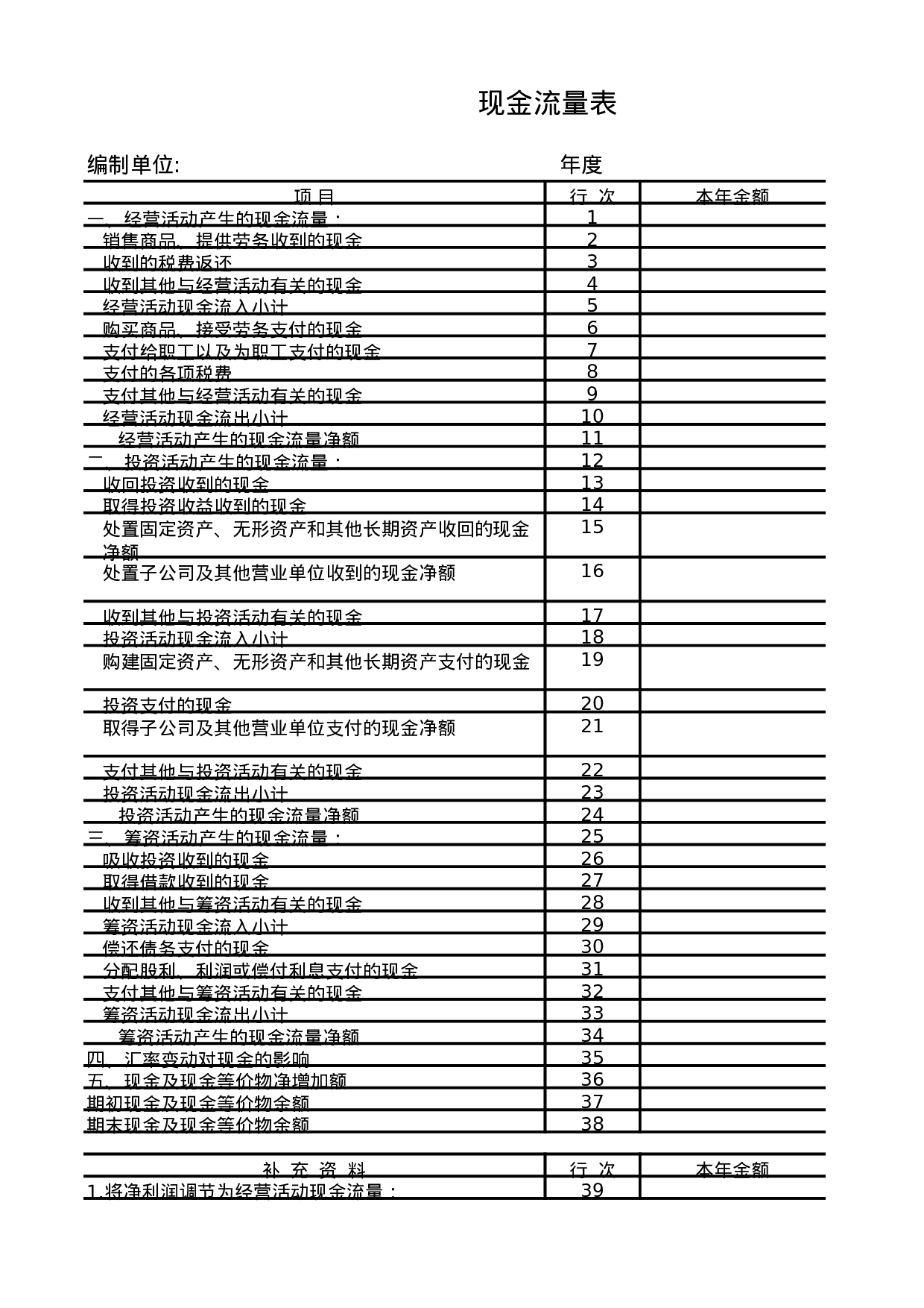 企业公司单位会计用表.xls 第5页