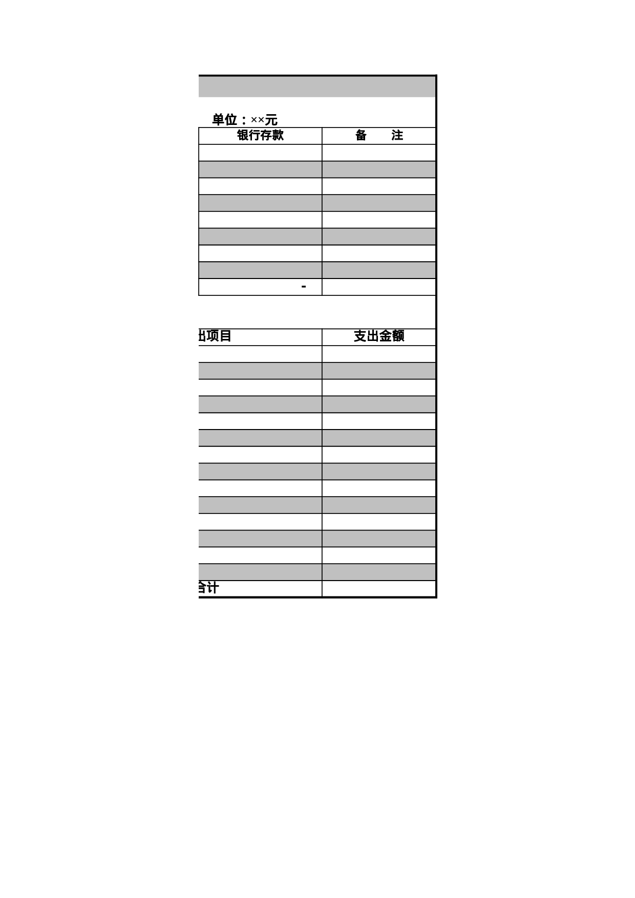企业公司资金周报表.xls 第2页