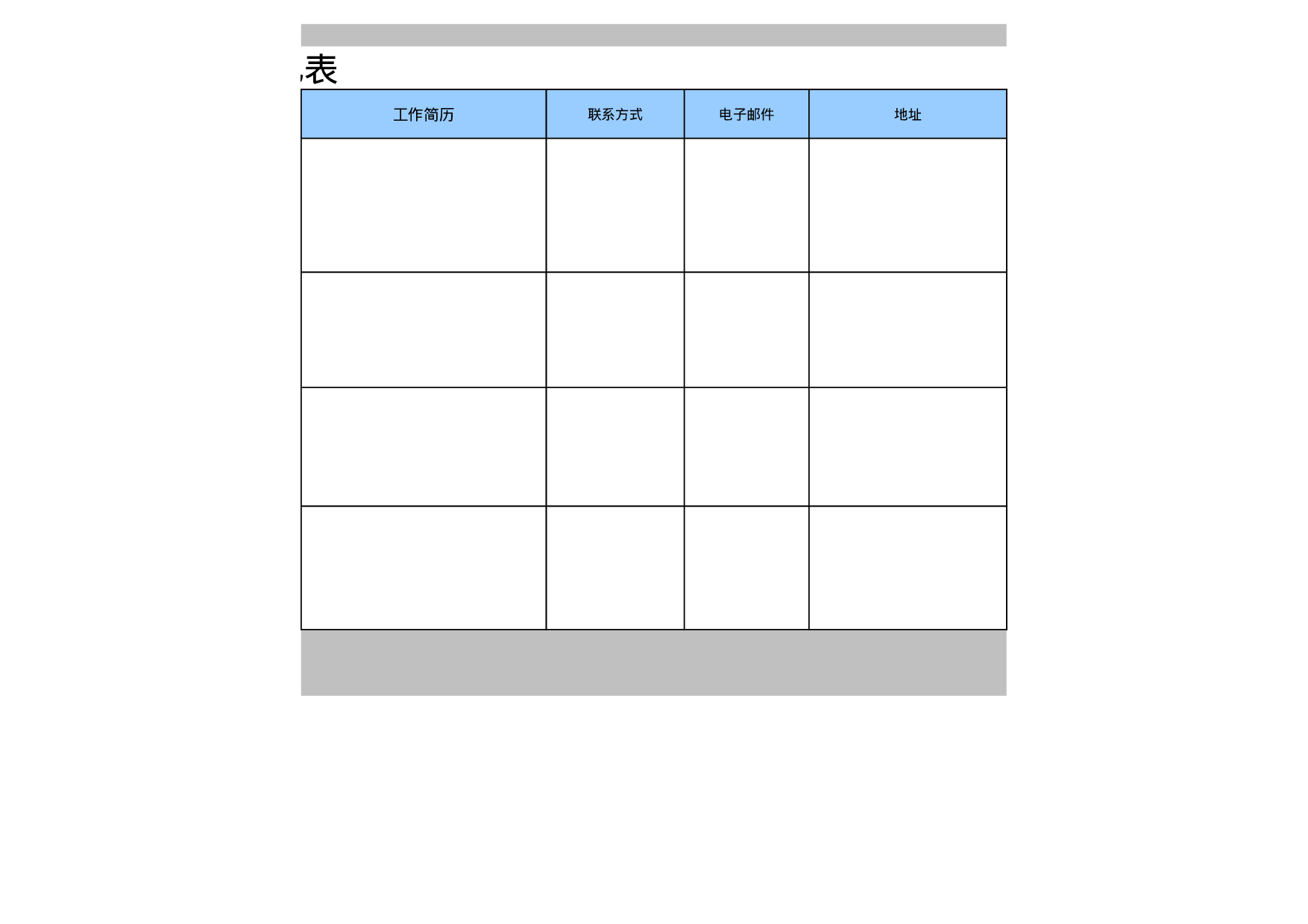 员工信息单.xls 第4页