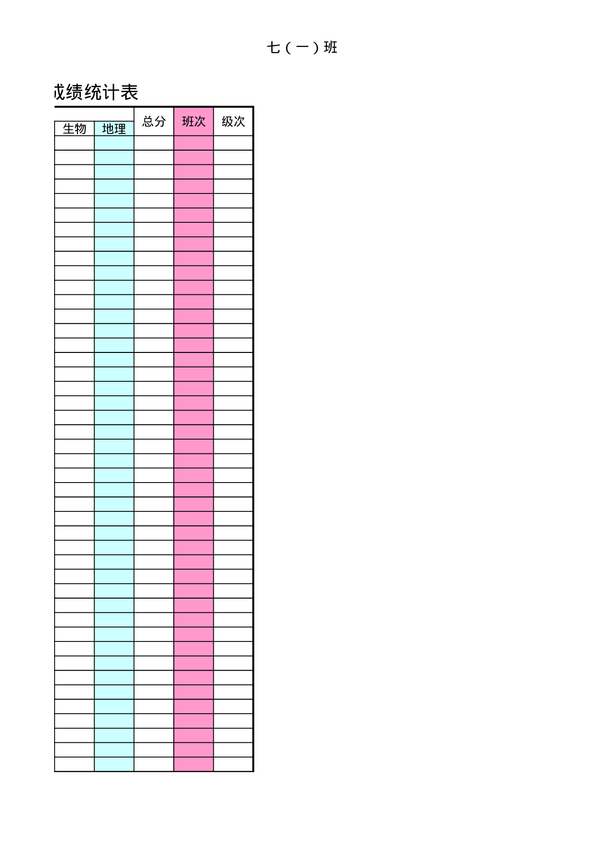 年级成绩自动统计.xls 第5页