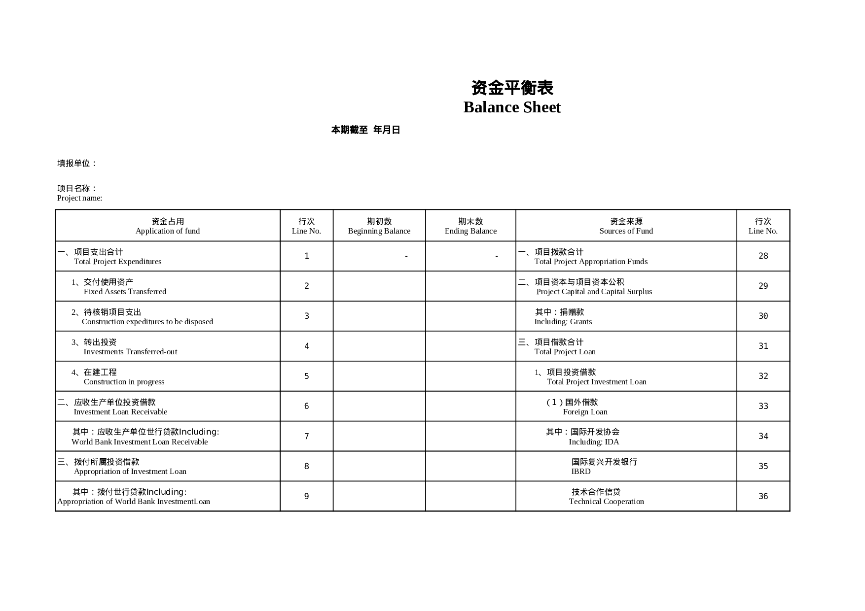 资金平衡表.xls 第1页