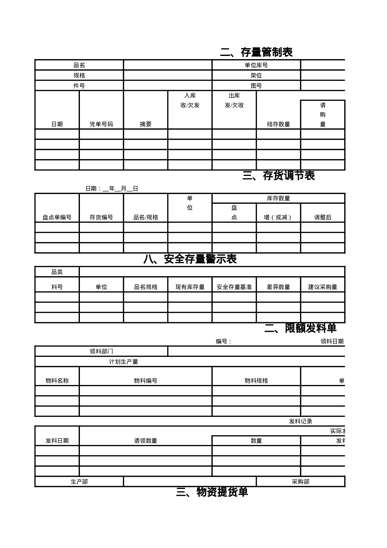 9.仓库管理专用表格全套 32个.xls 第6页