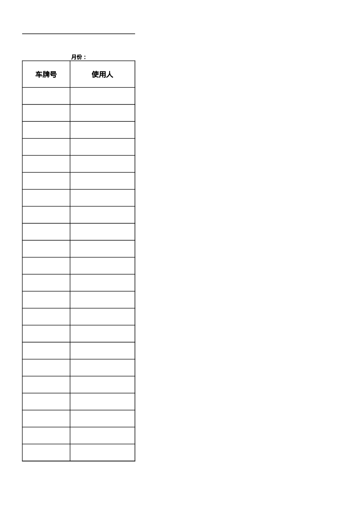 公司车辆使用登记表.xls 第2页