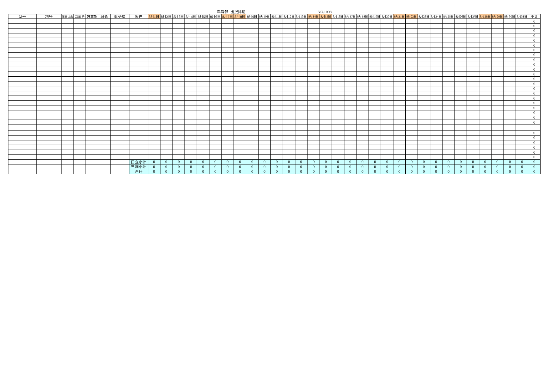 计划、出货排期表.xls 第1页