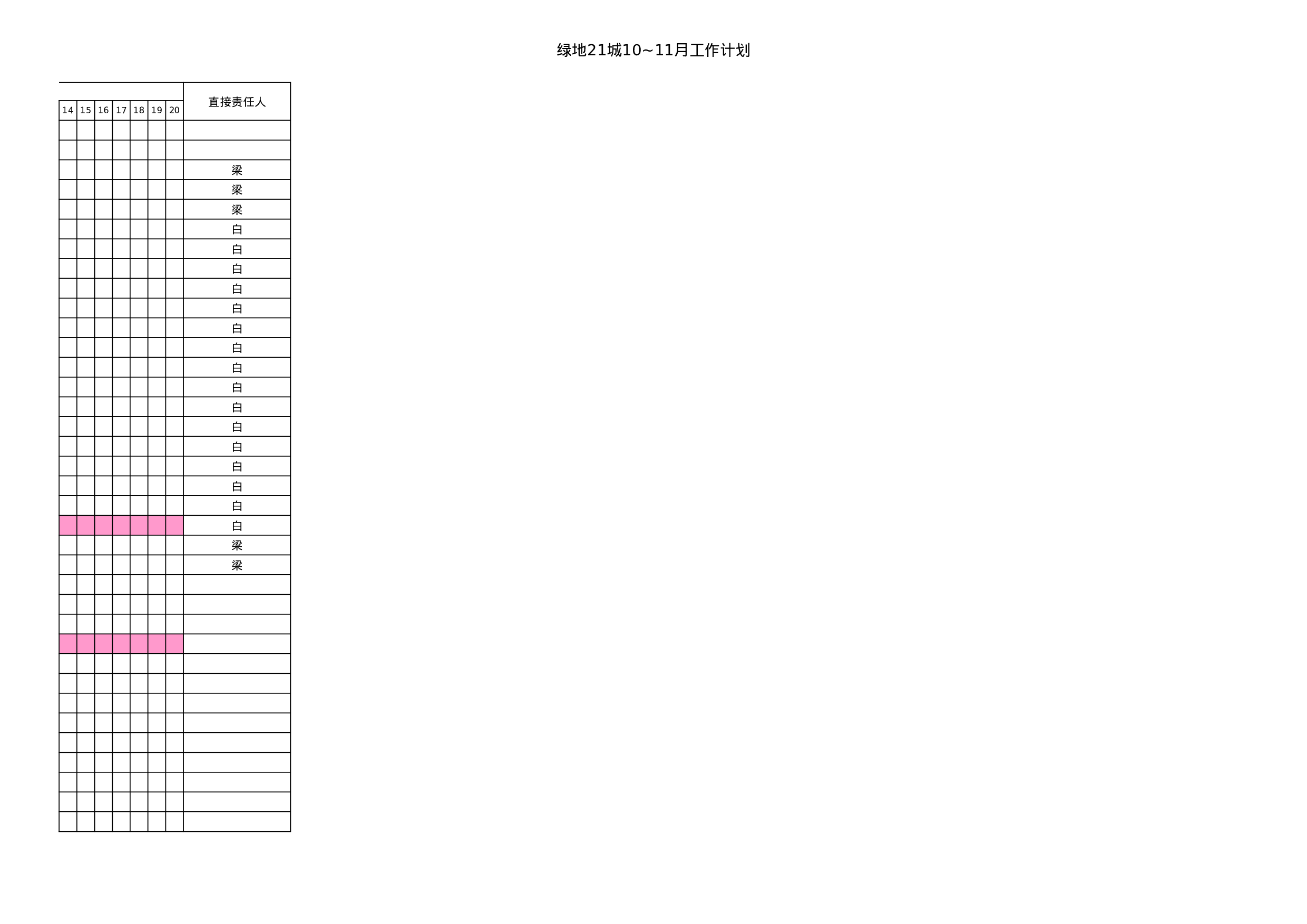 计划排期表范本.xls 第3页