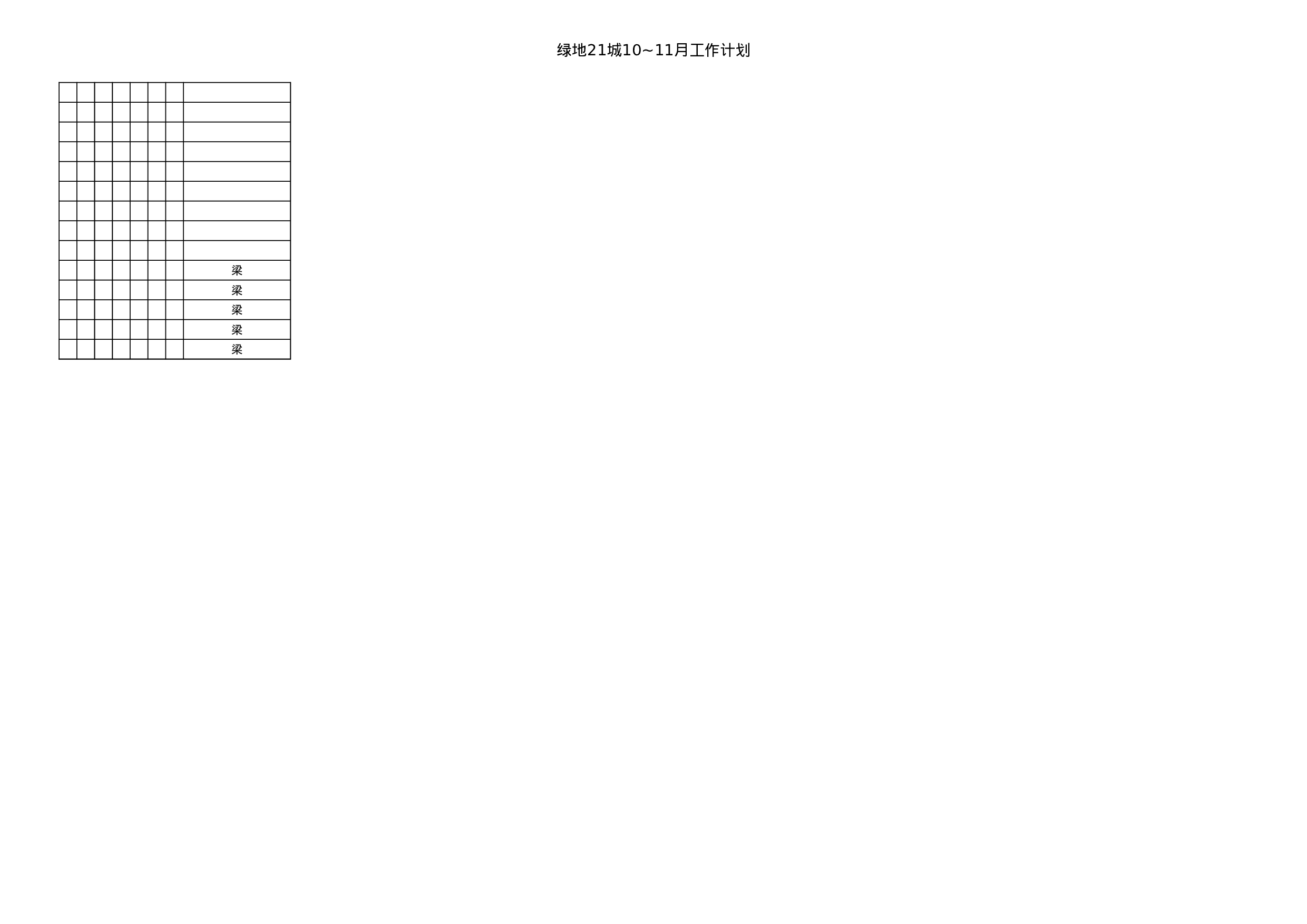 计划排期表范本.xls 第4页