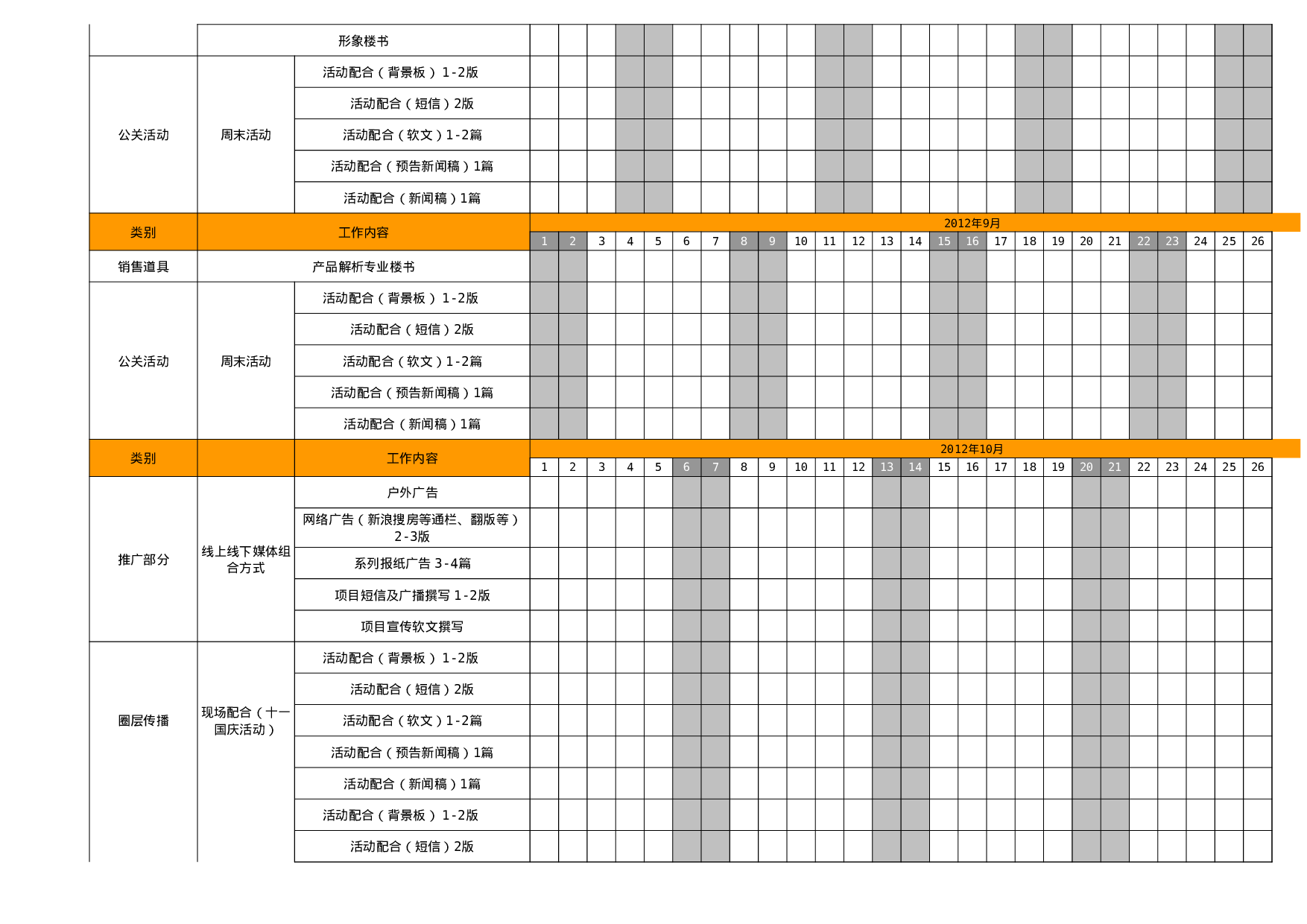 项目工作排期表.xls 第4页