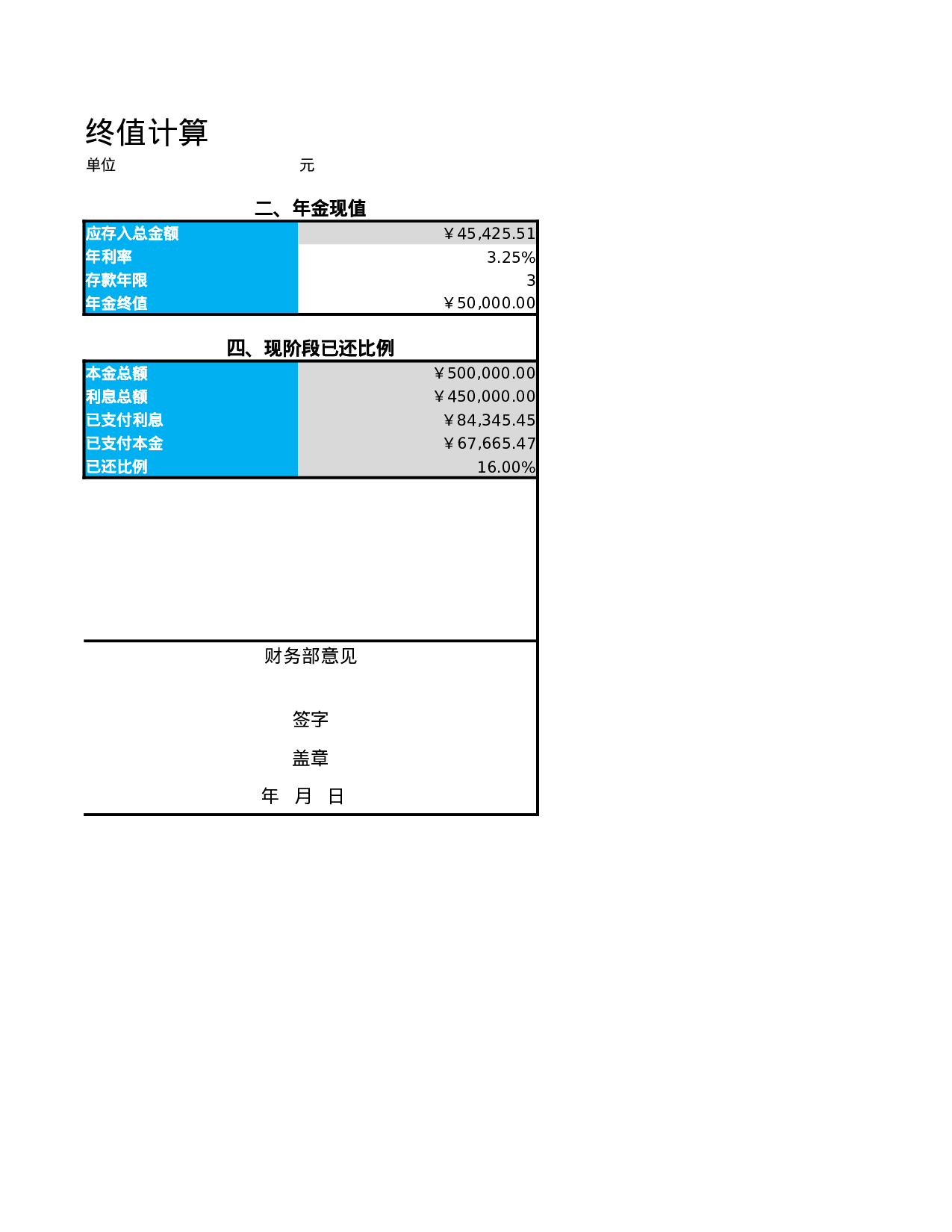 普通年金现值与终值计算表.xlsx 第2页