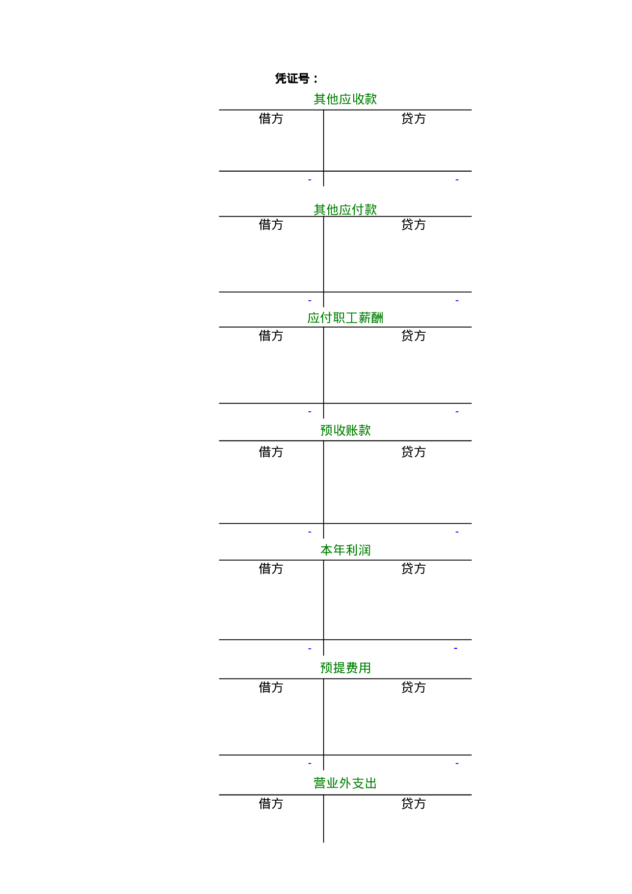 自动计算财务报表.xls 第3页