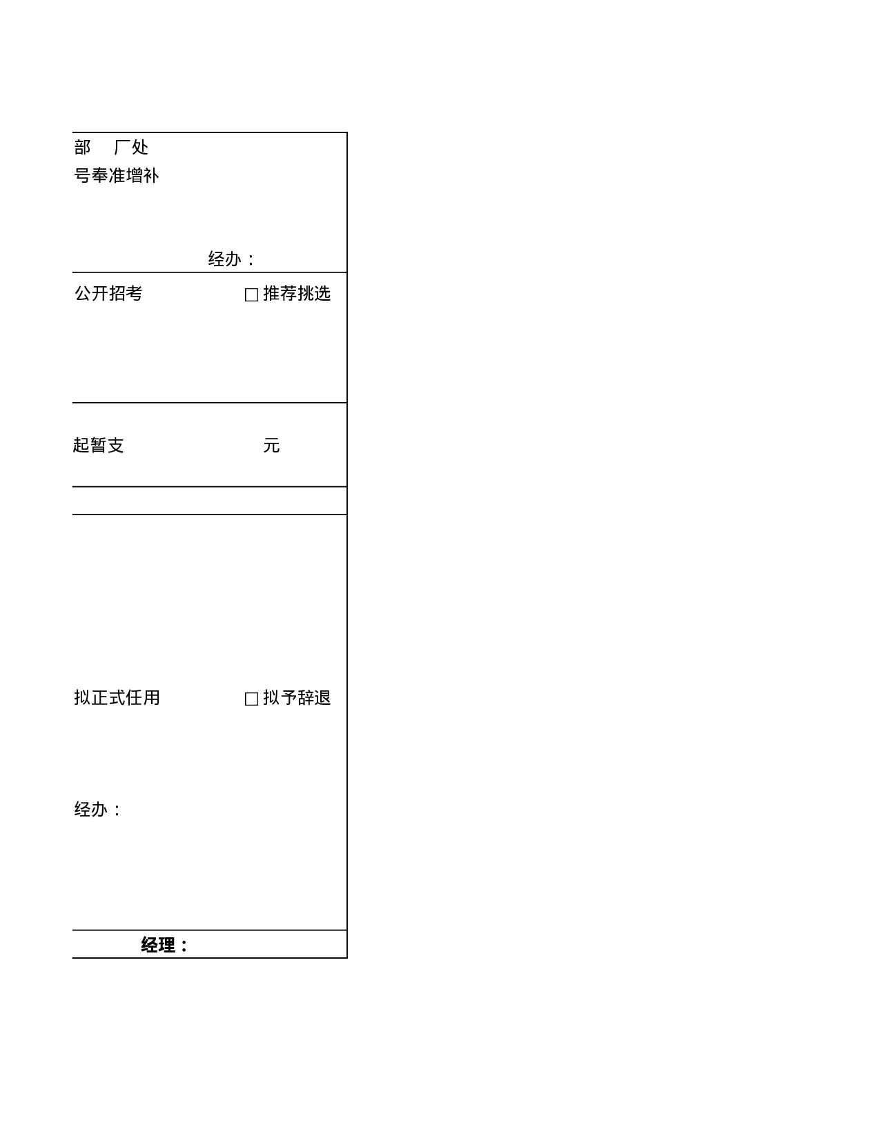 人员试用申请及核定表.xlsx 第2页