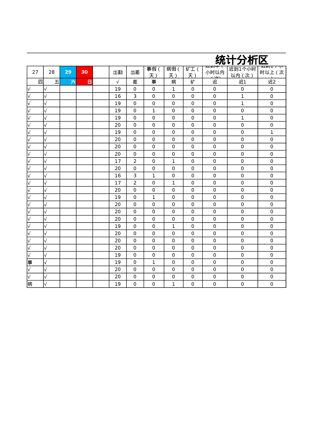 员工出勤查询表.xlsx 第3页