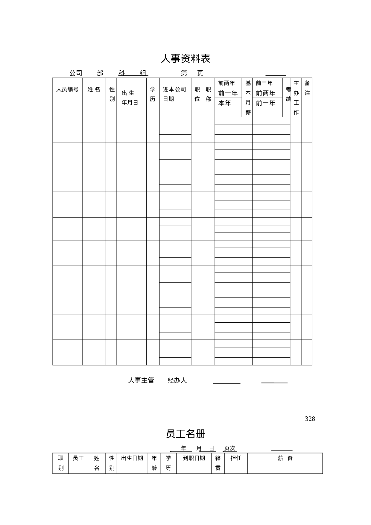 4.公司管理表格大全 35个 .doc 第2页