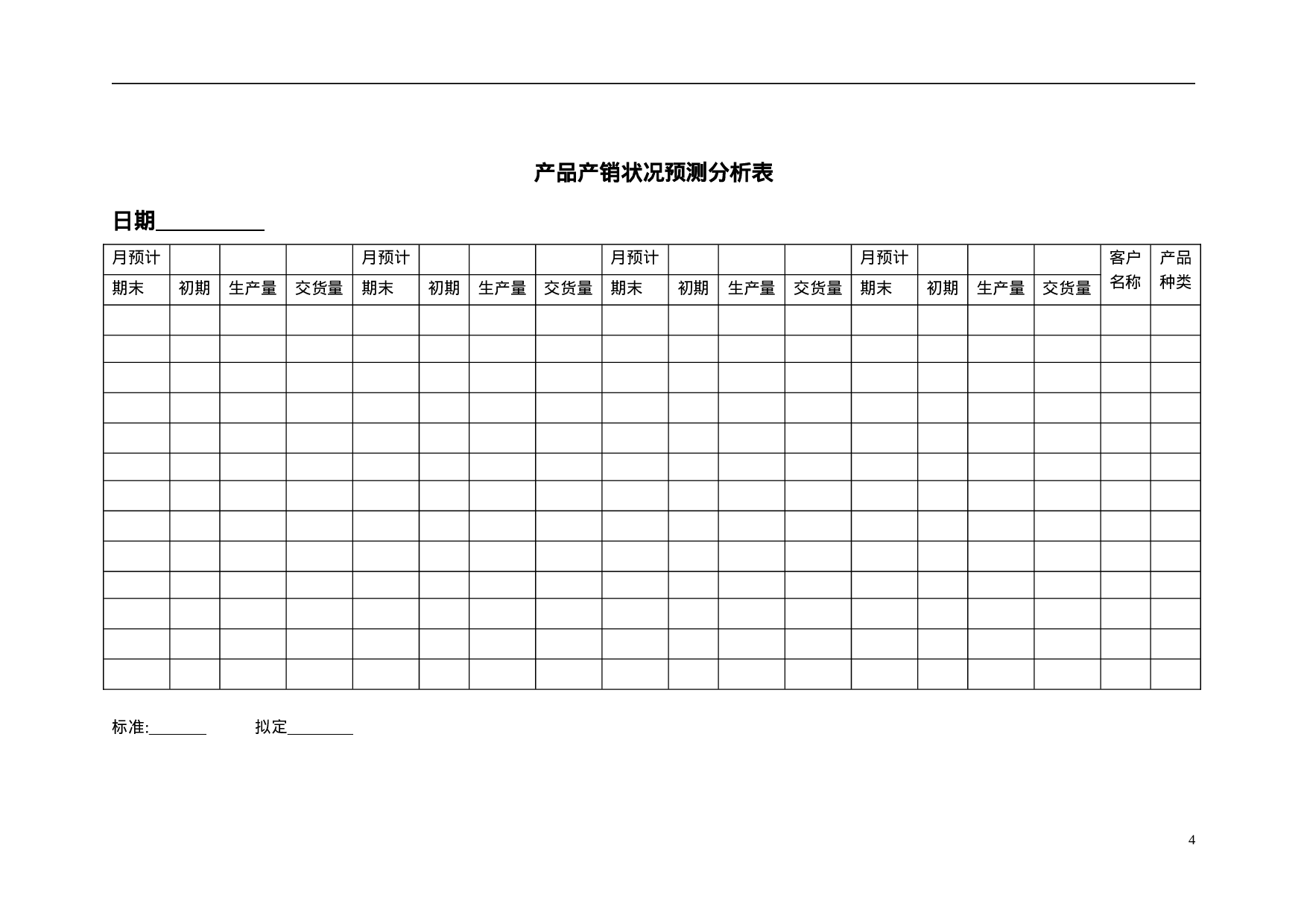 生产部门所需表格汇总 29页.doc 第4页